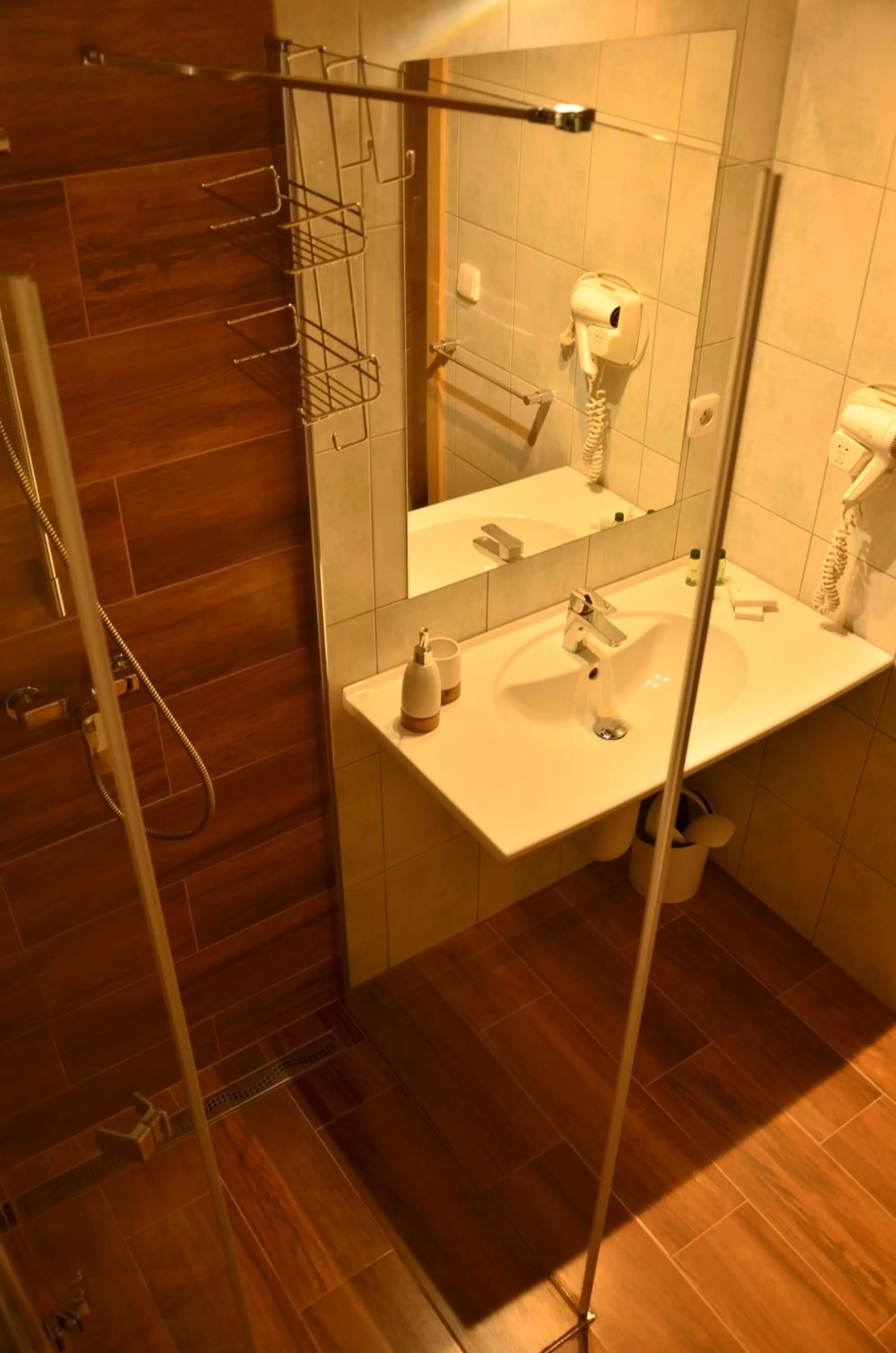 Bathroom in Hotel Na Statku Mirošov