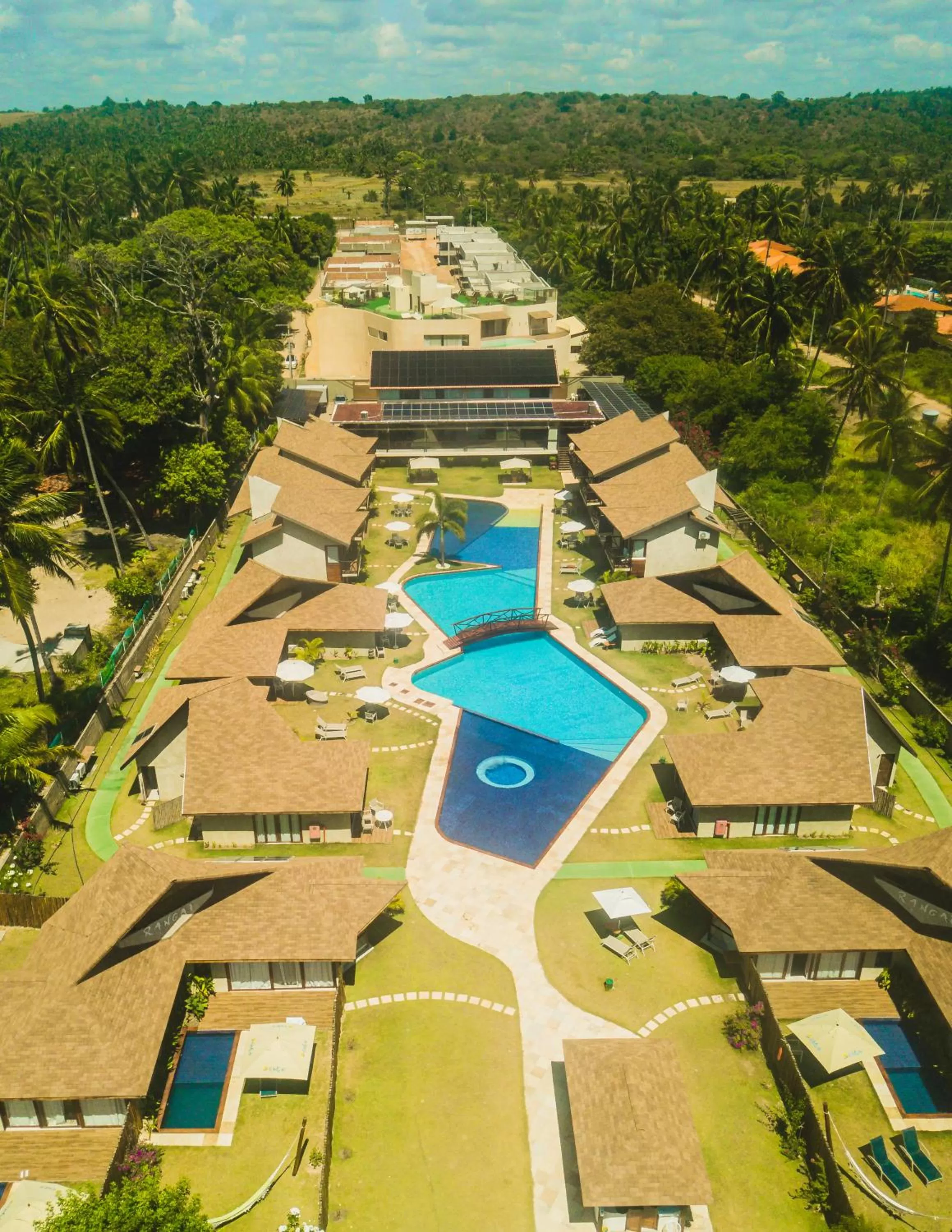 Natural landscape, Bird's-eye View in Pousada Rangai