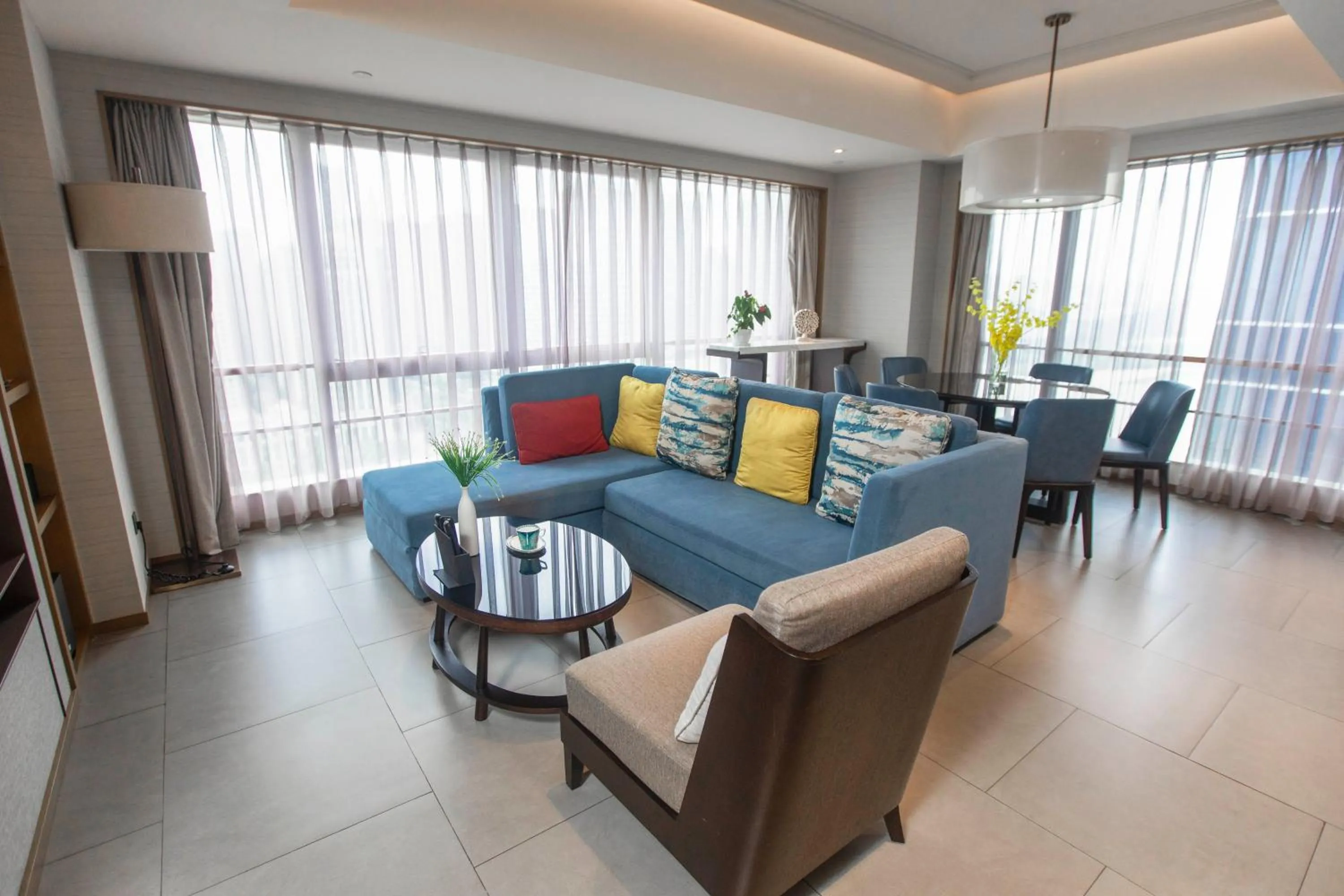 Living room in Somerset Swan Lake Hefei