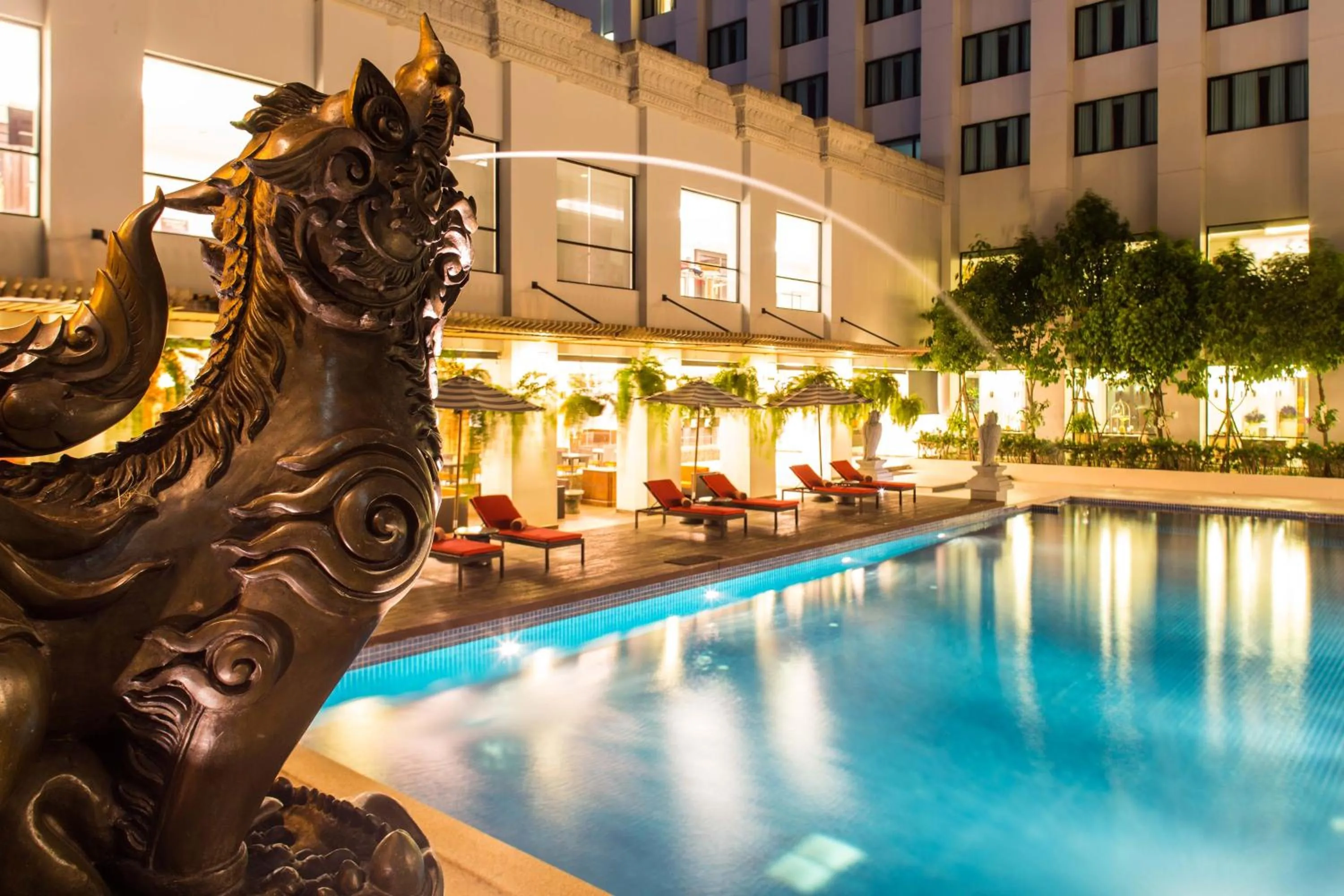 Property building in Mida Grande Hotel Dhavaravati Nakhon Pathom - SHA PLUS