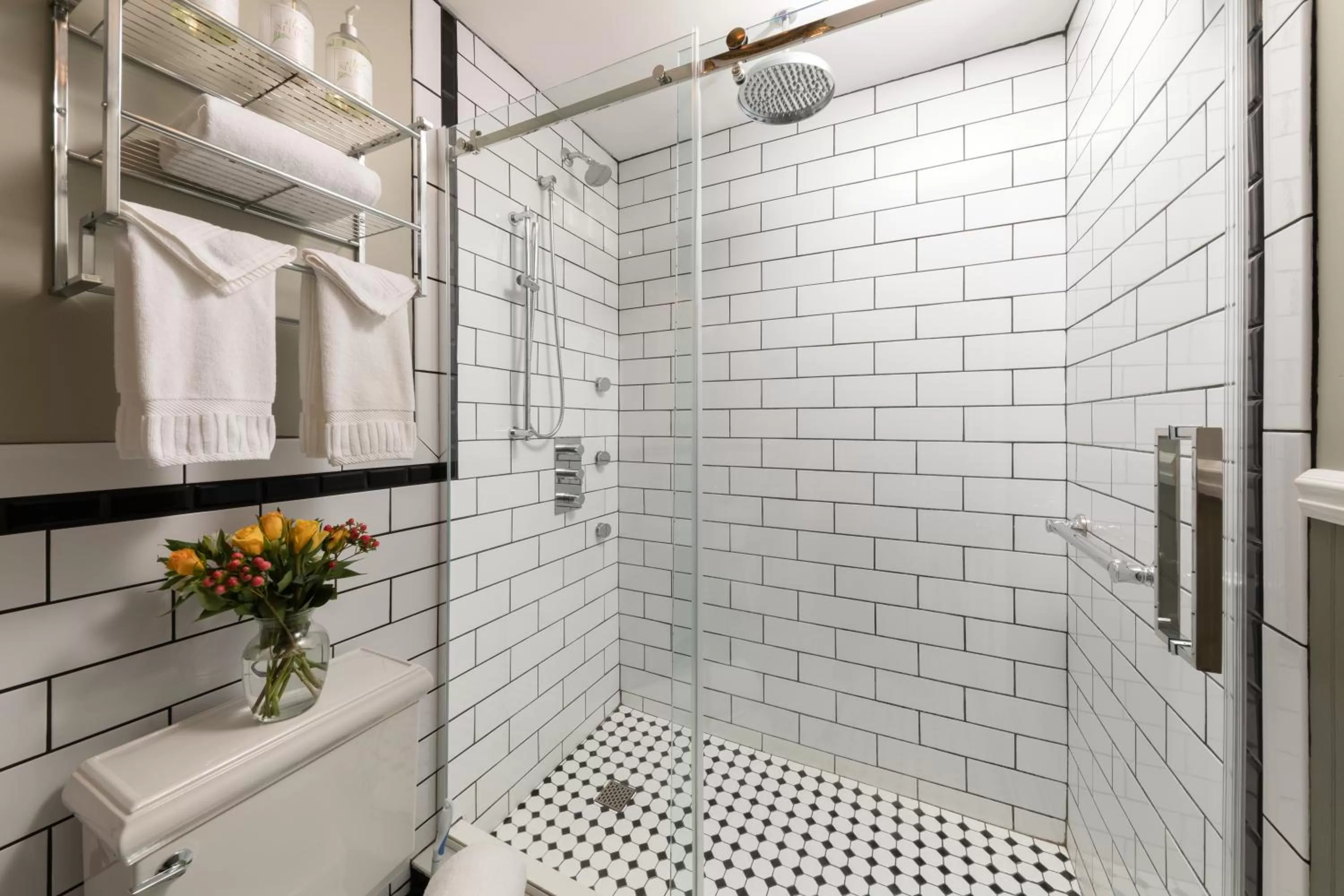 Shower in Rosemont Inn