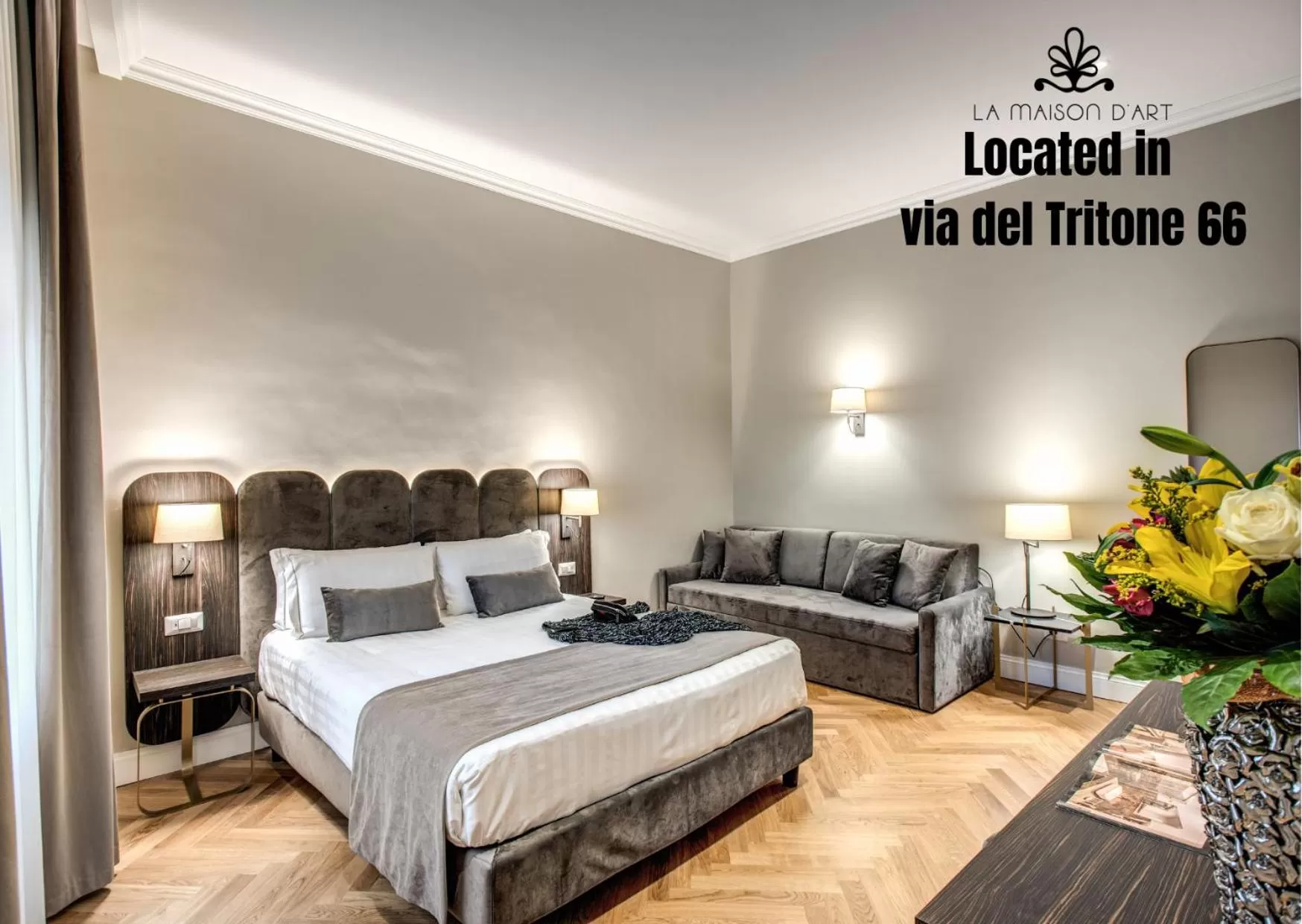 Bed in Hotel 87 eighty-seven - Maison d'Art Collection