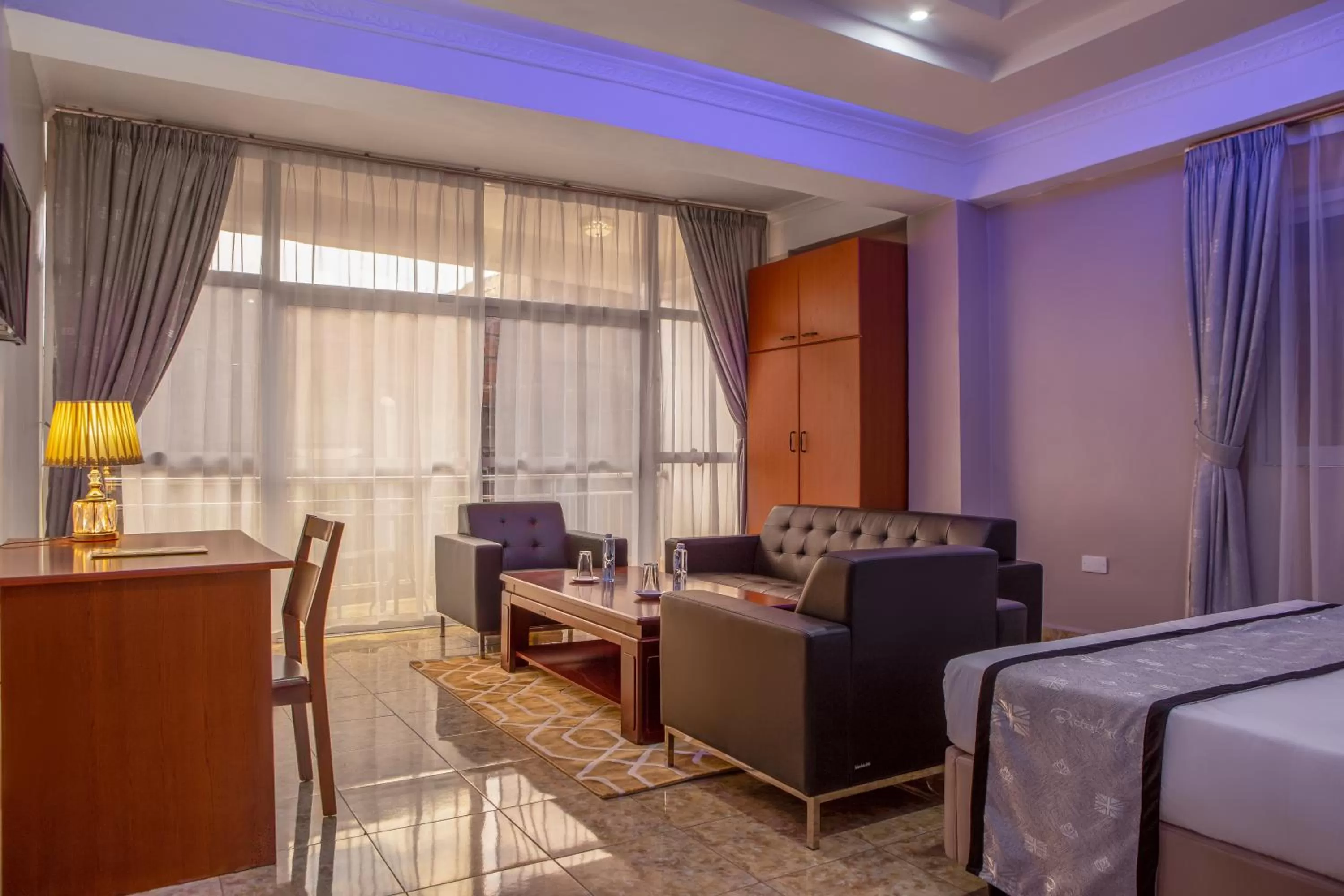 Seating area in Bukandula Hotel