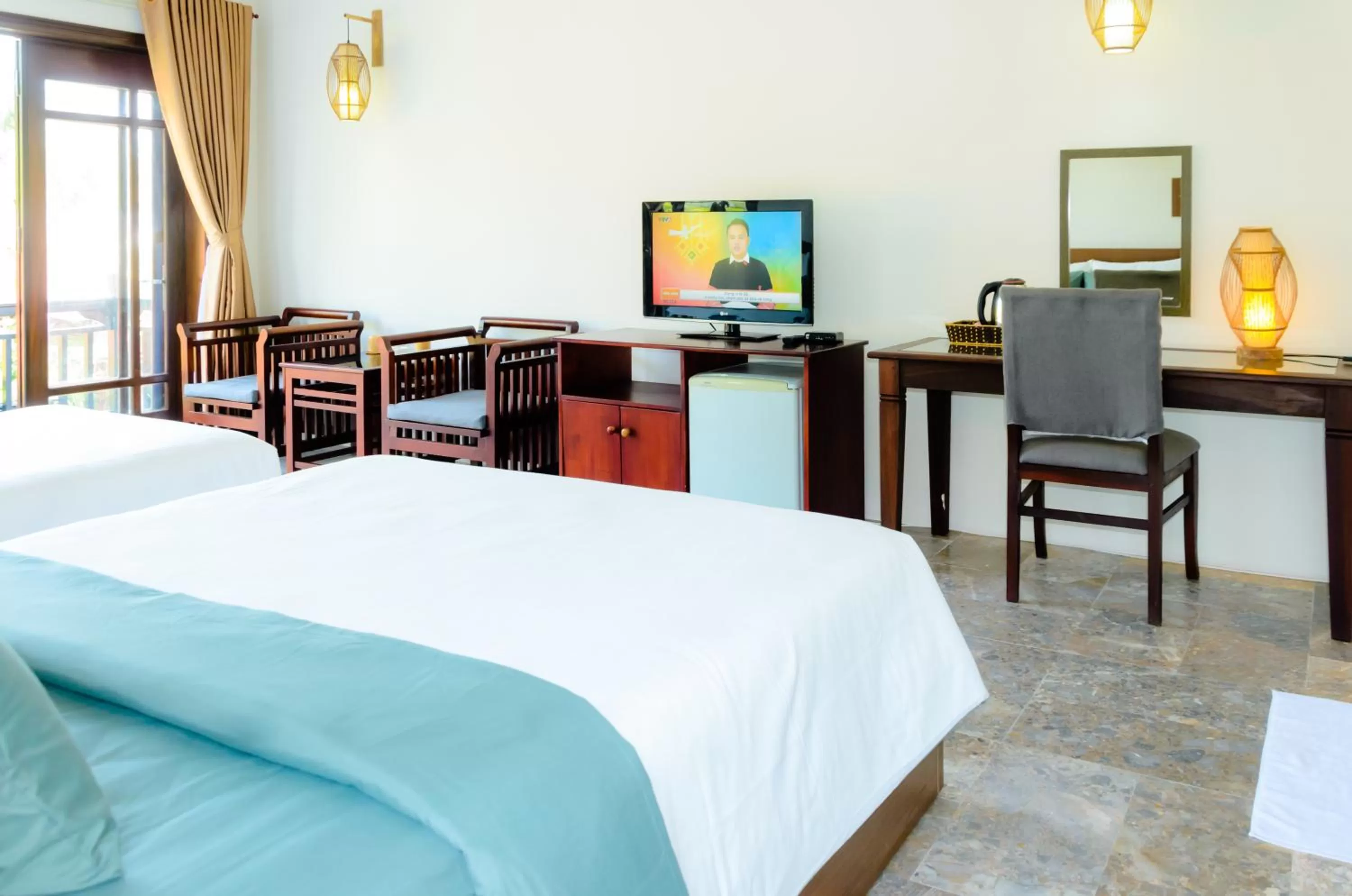 Bedroom in Riverside Bamboo Resort Hoi An