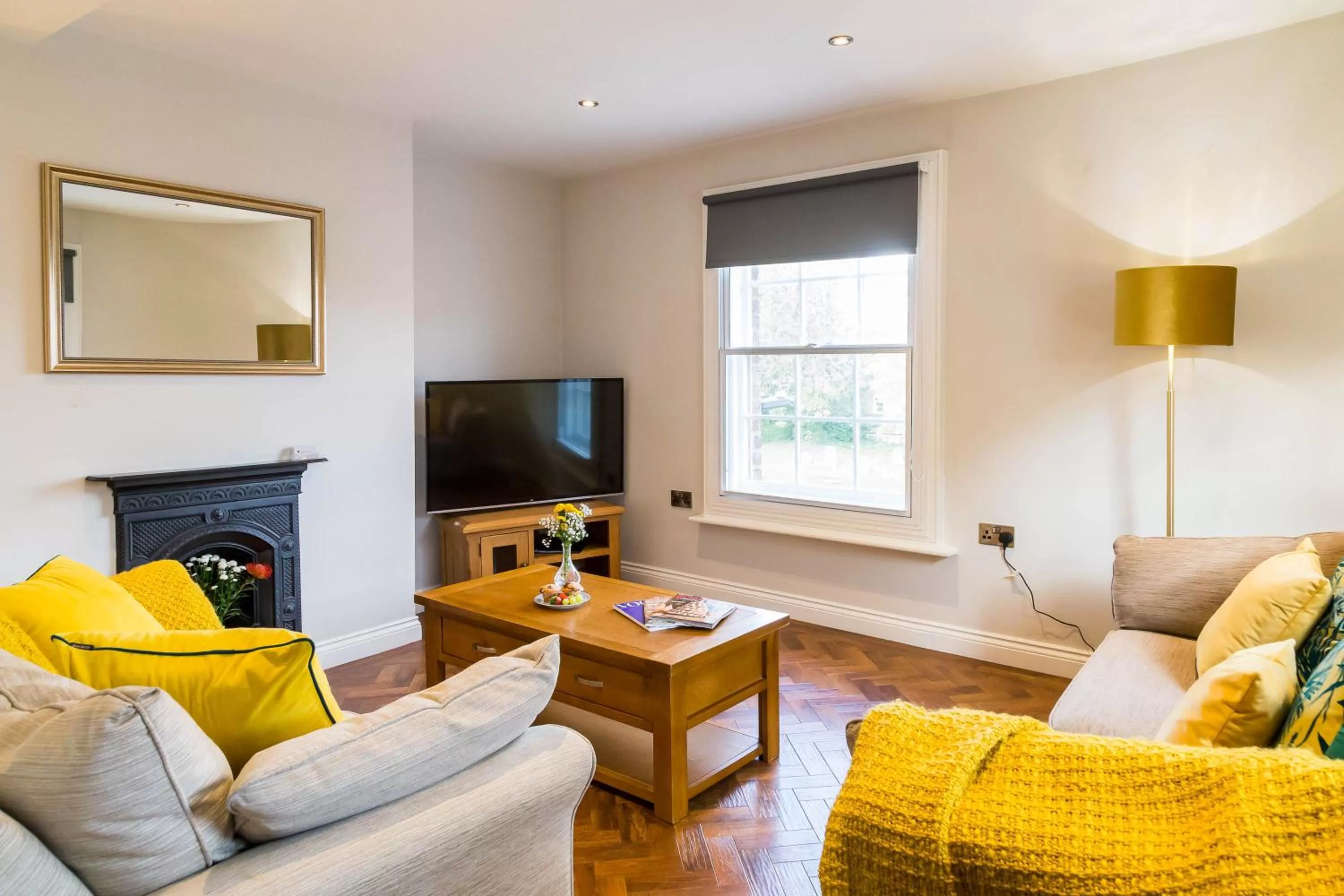 Living room in Goodramgate Apartments