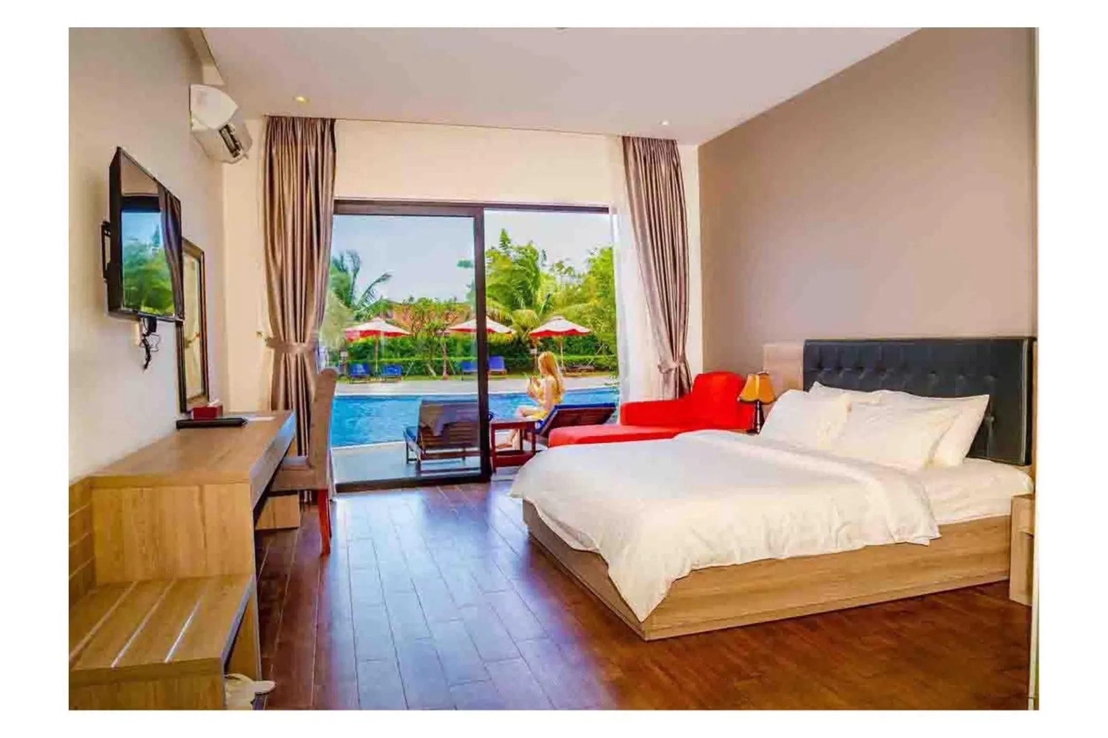 Deluxe King Pool View in KEP BAY HOTEL & RESORT Deluxe King Pool View in KEP BAY HOTEL & RESORT