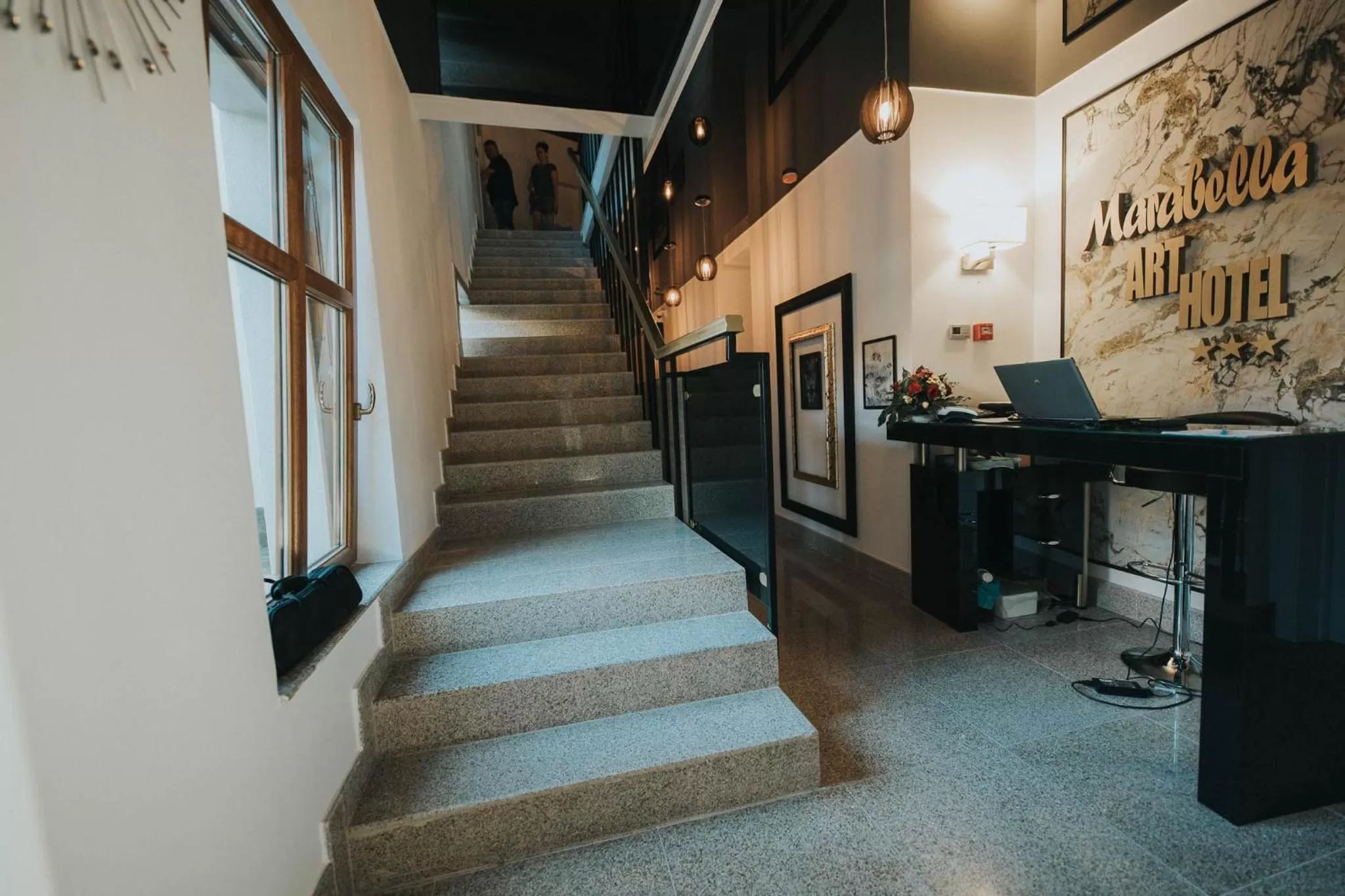 Lobby or reception in Hotel Marabella