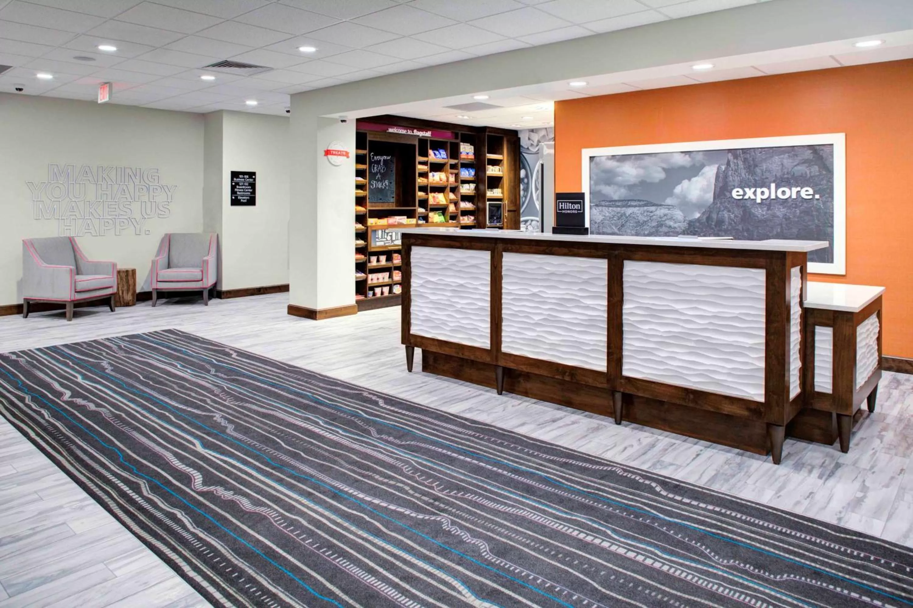 Lobby or reception in Hampton Inn Suites Flagstaff East