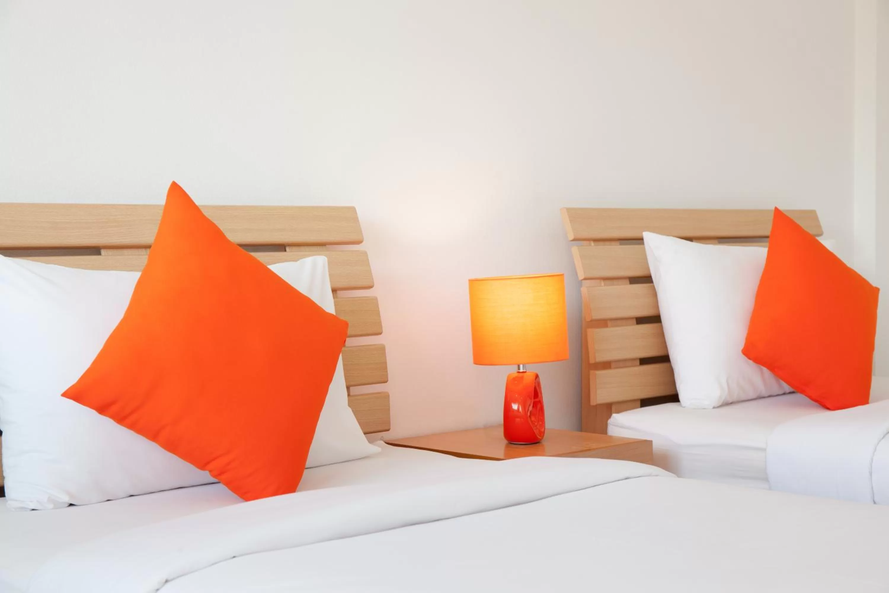 Bed in Meesuk ChiangRai Hotel, SHA Certified