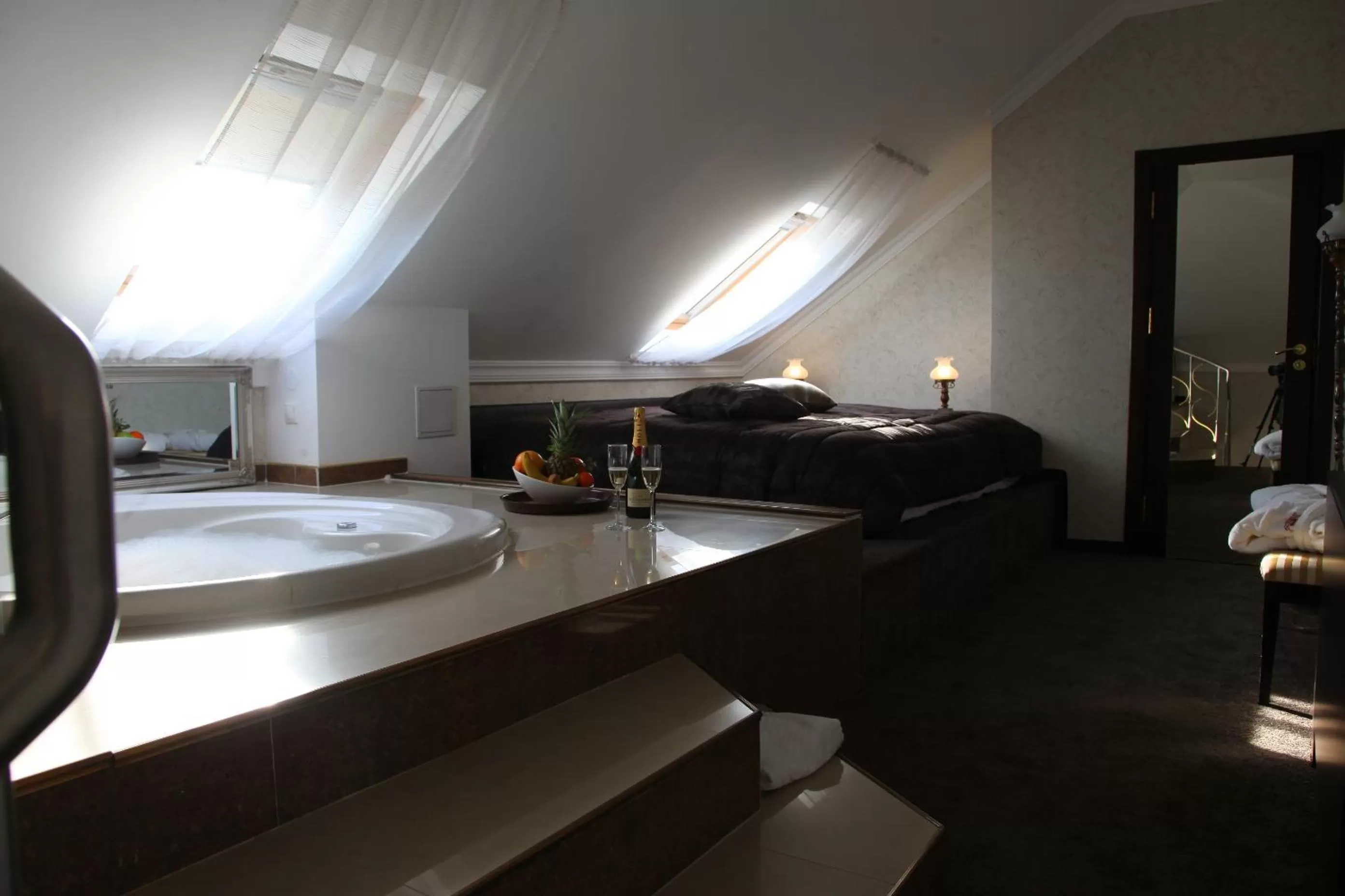 Bed in Strimon Garden Medical SPA Hotel