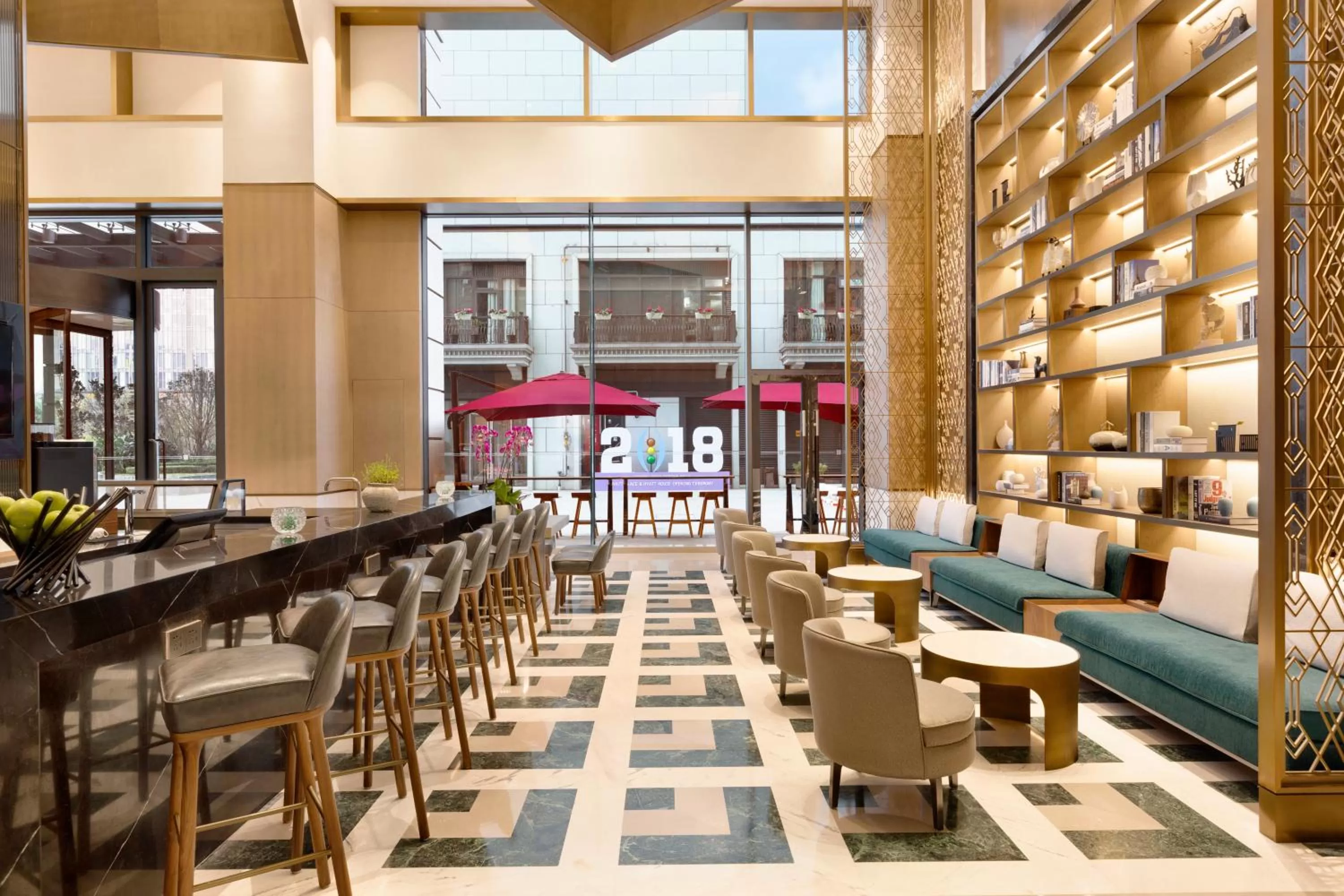 Lobby or reception in Hyatt House Chengdu Pebble Walk