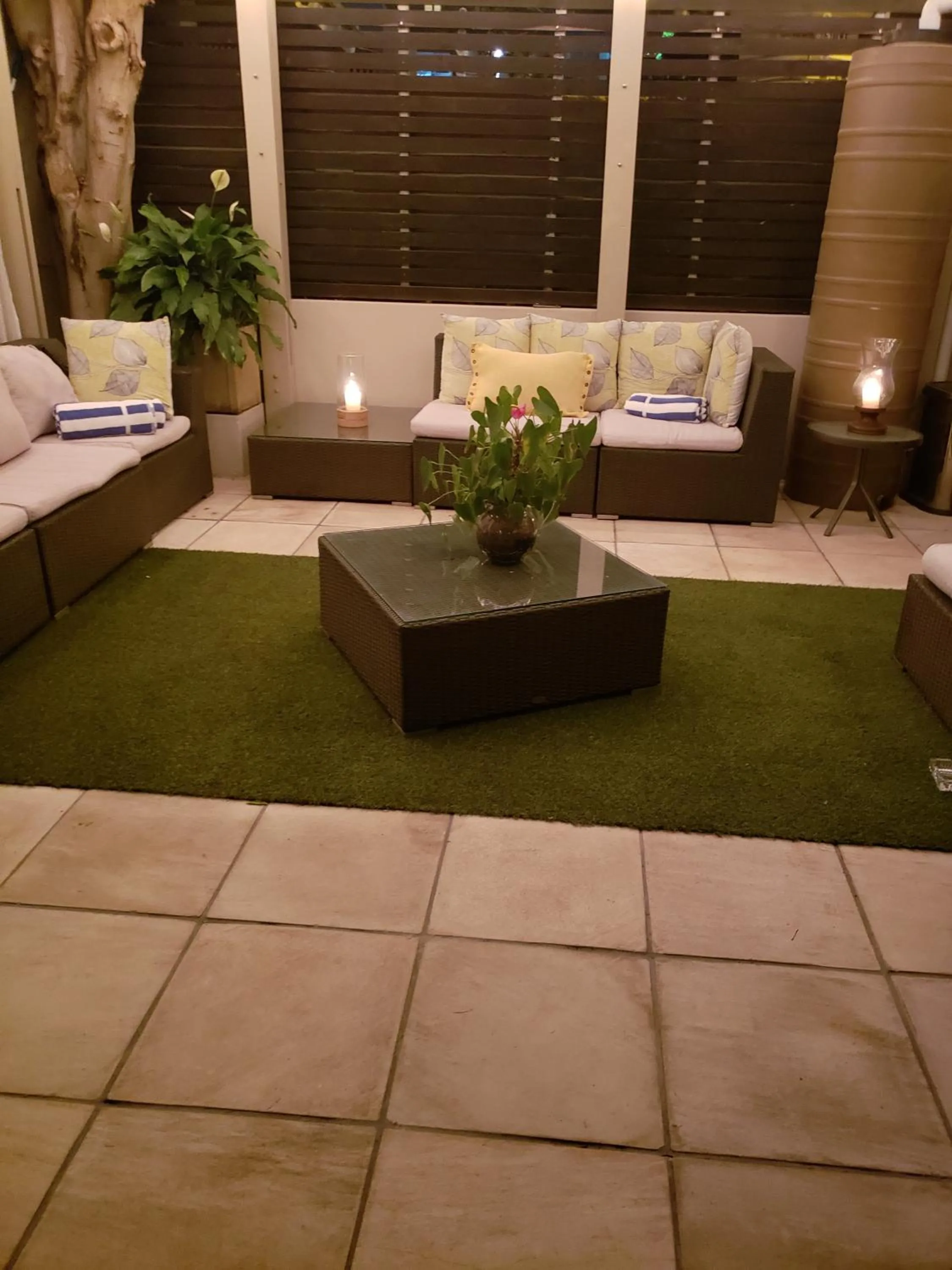 Balcony/Terrace in Point B Guest House -Sustainable Solar Energy