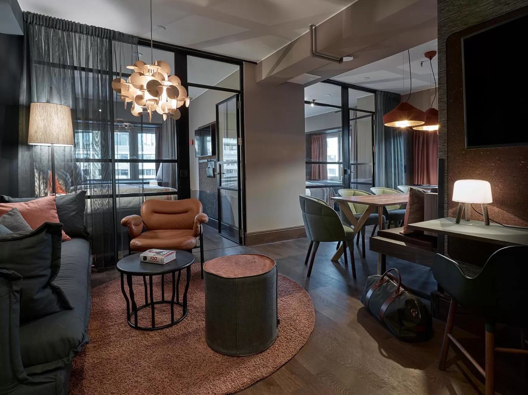 Living room in Downtown Camper by Scandic