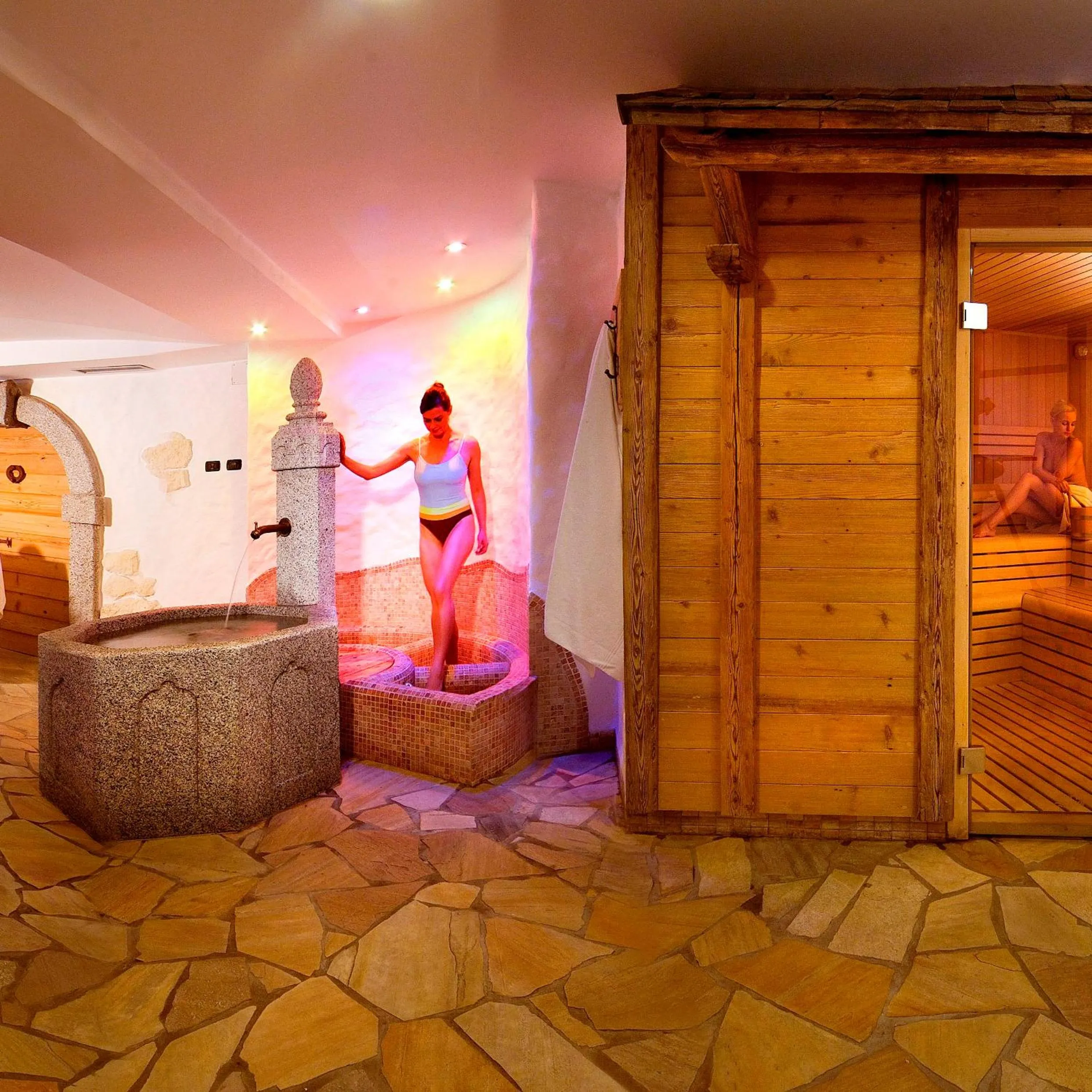 People in Carlo Magno Hotel Spa Resort