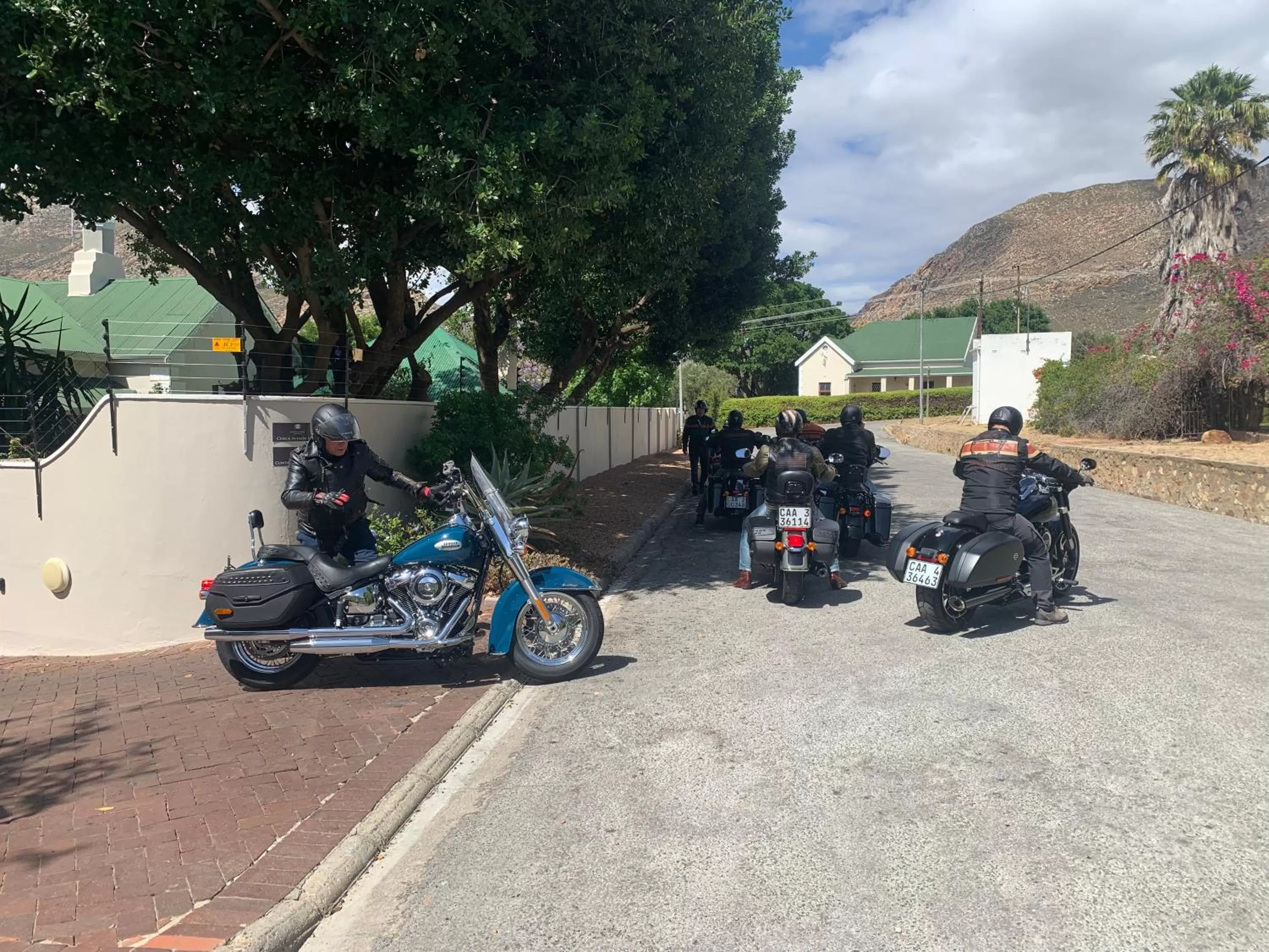 group of guests in Montagu Vines Guesthouse