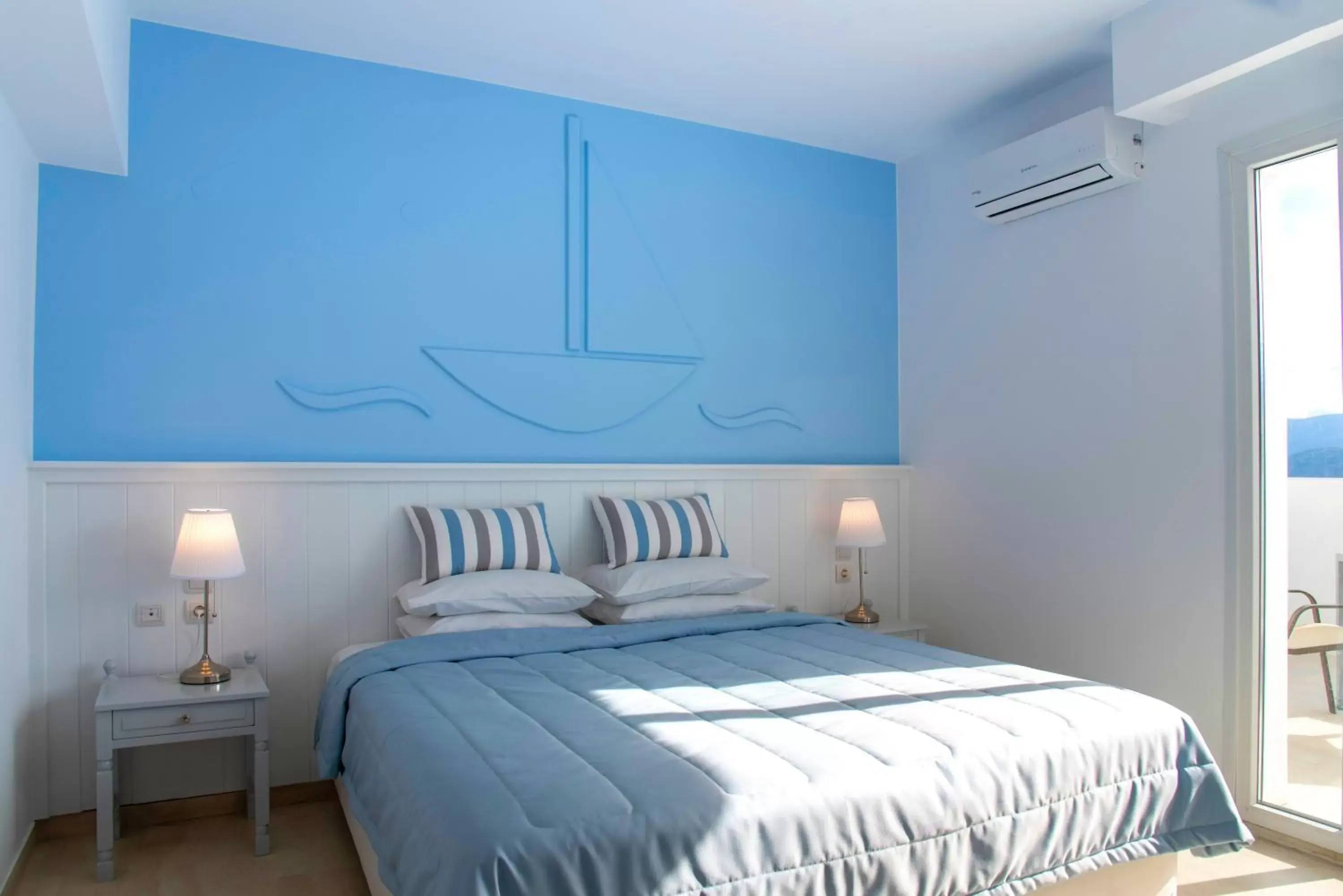 Double or Twin Room with Sea View in Naiades Marina Hotel Double or Twin Room with Sea View in Naiades Marina Hotel