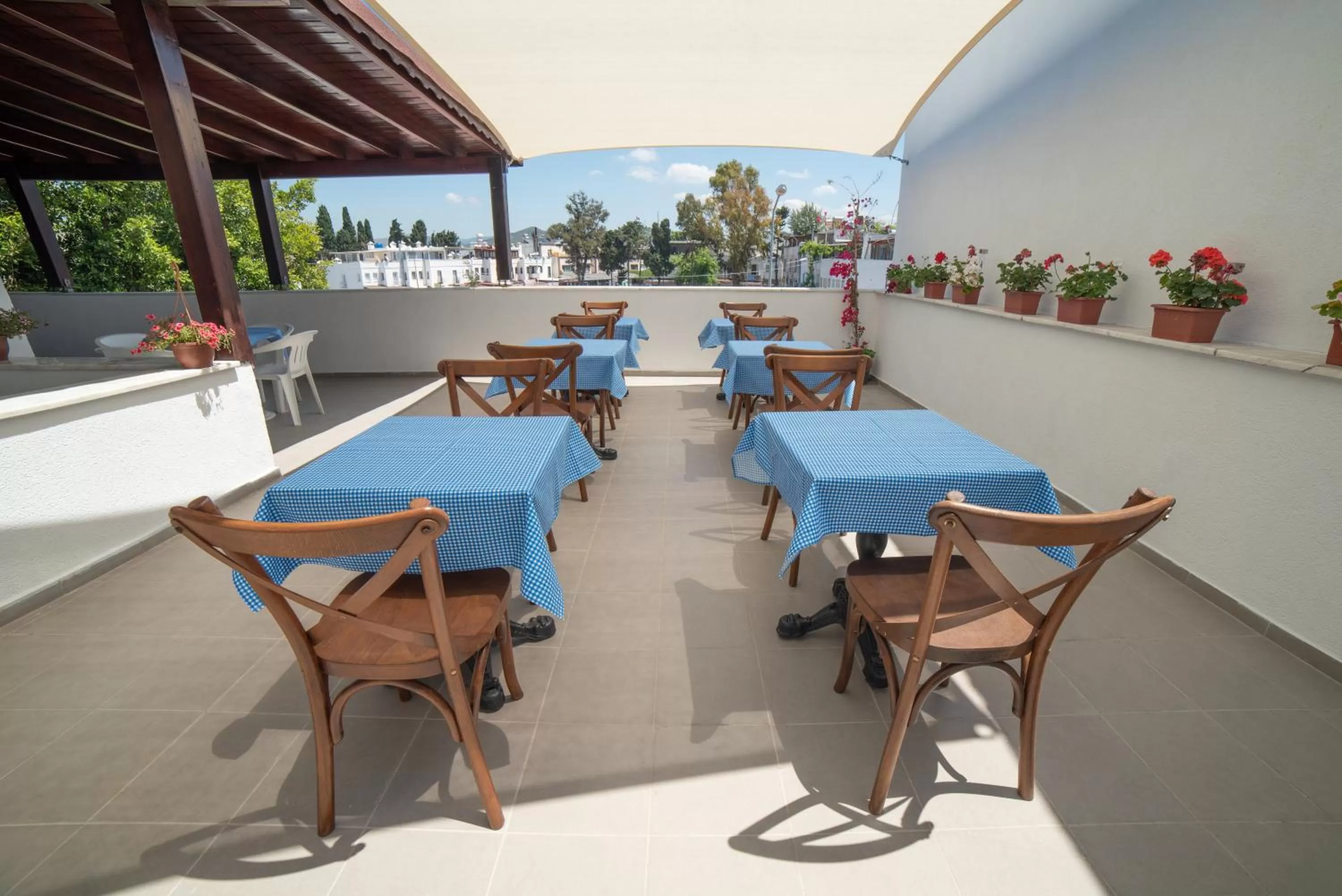 Patio in 9Bodrum Hotel