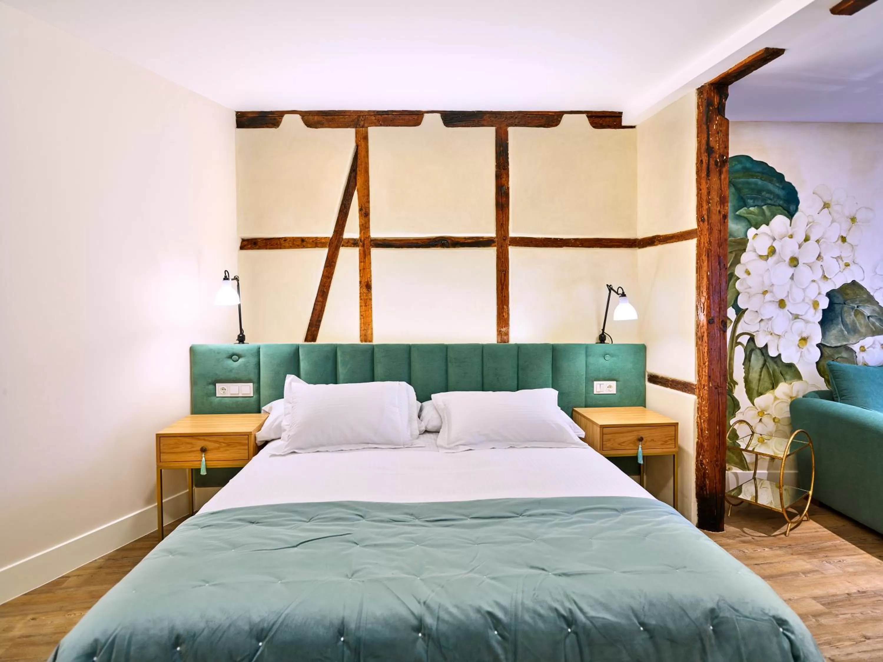 Decorative detail, Bed in Hotel Boutique ADOLFO