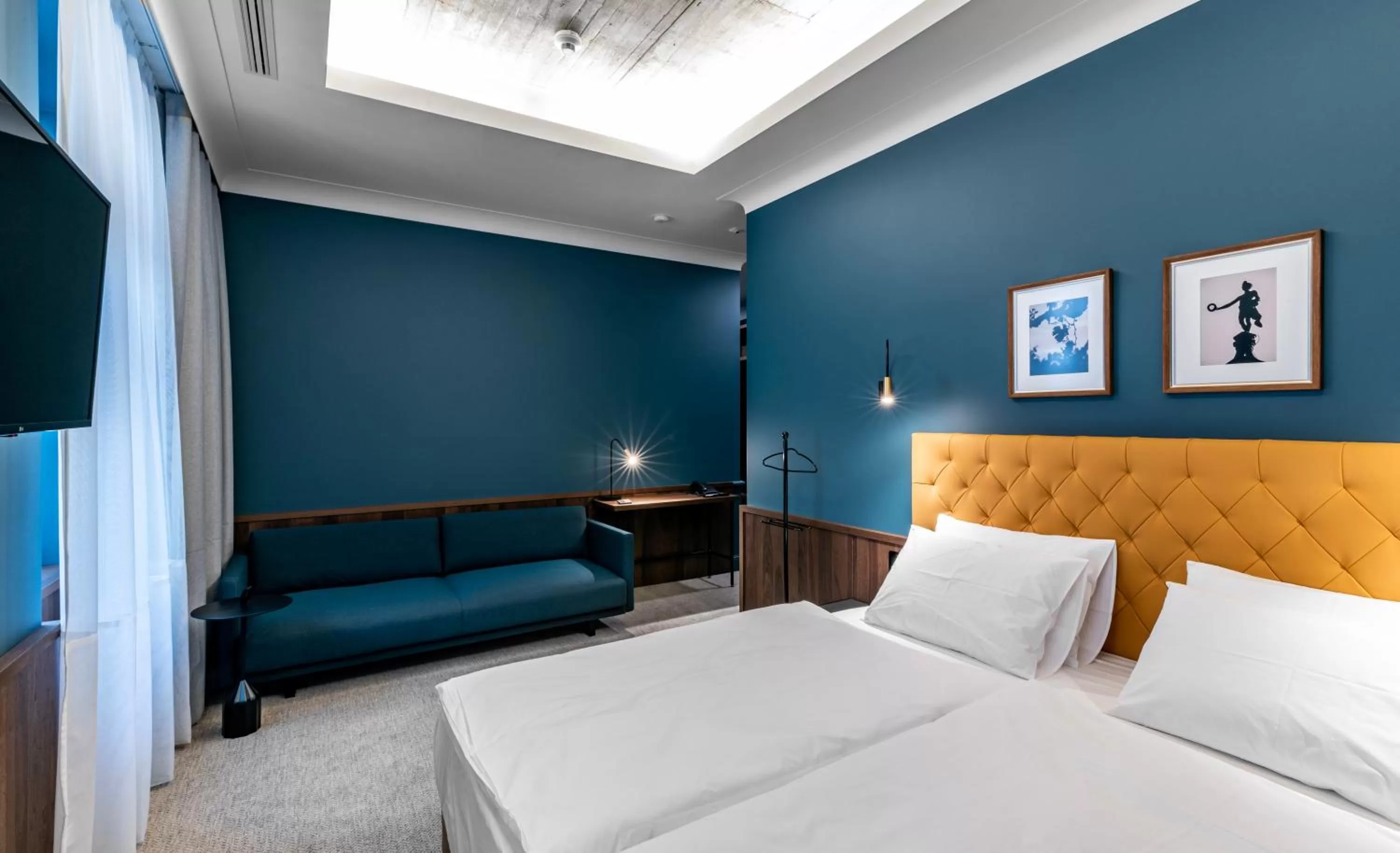 Bed in Palatinus Boutique Hotel