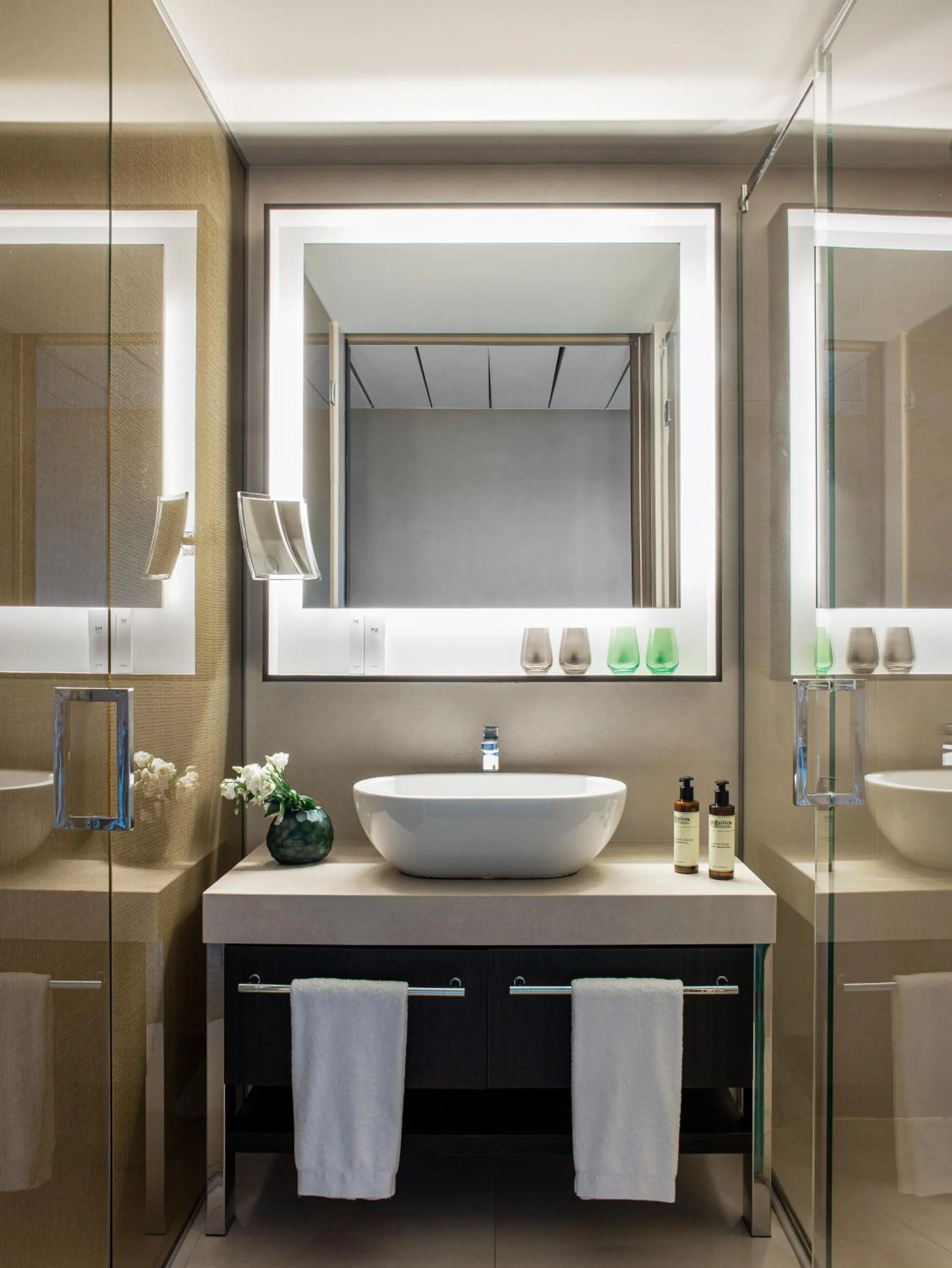 Bathroom in ME Milan Il Duca