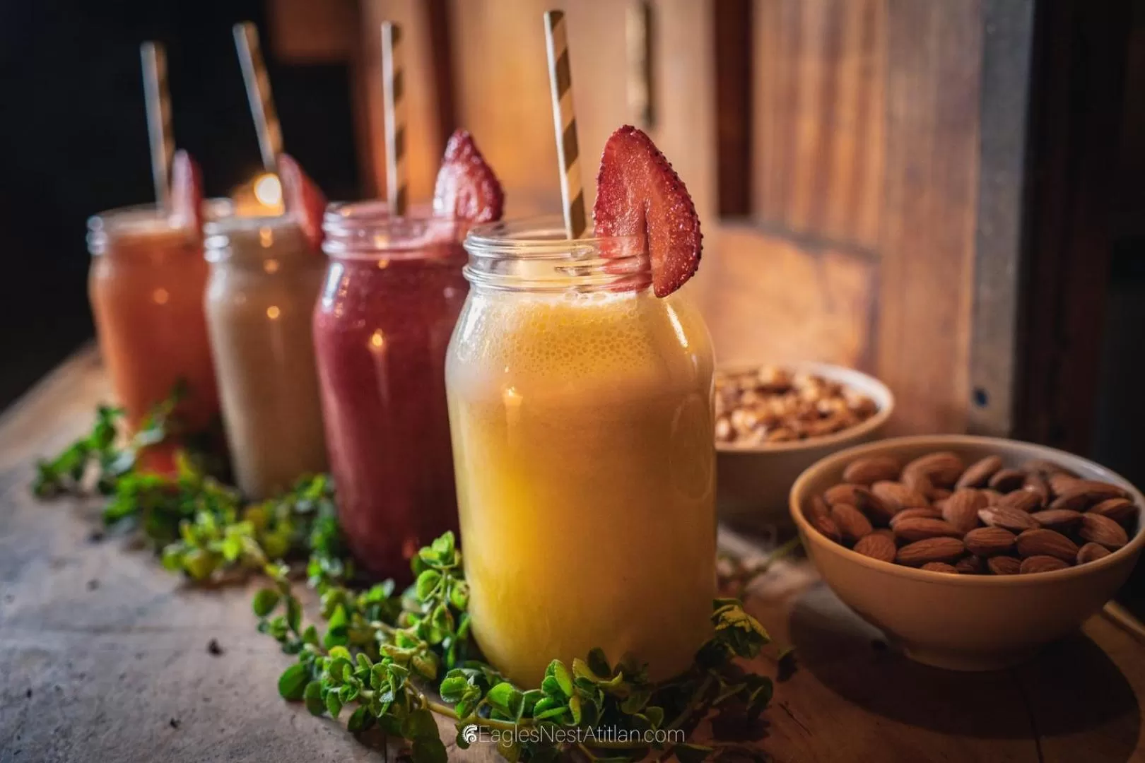 Drinks in Eagle's Nest Atitlán