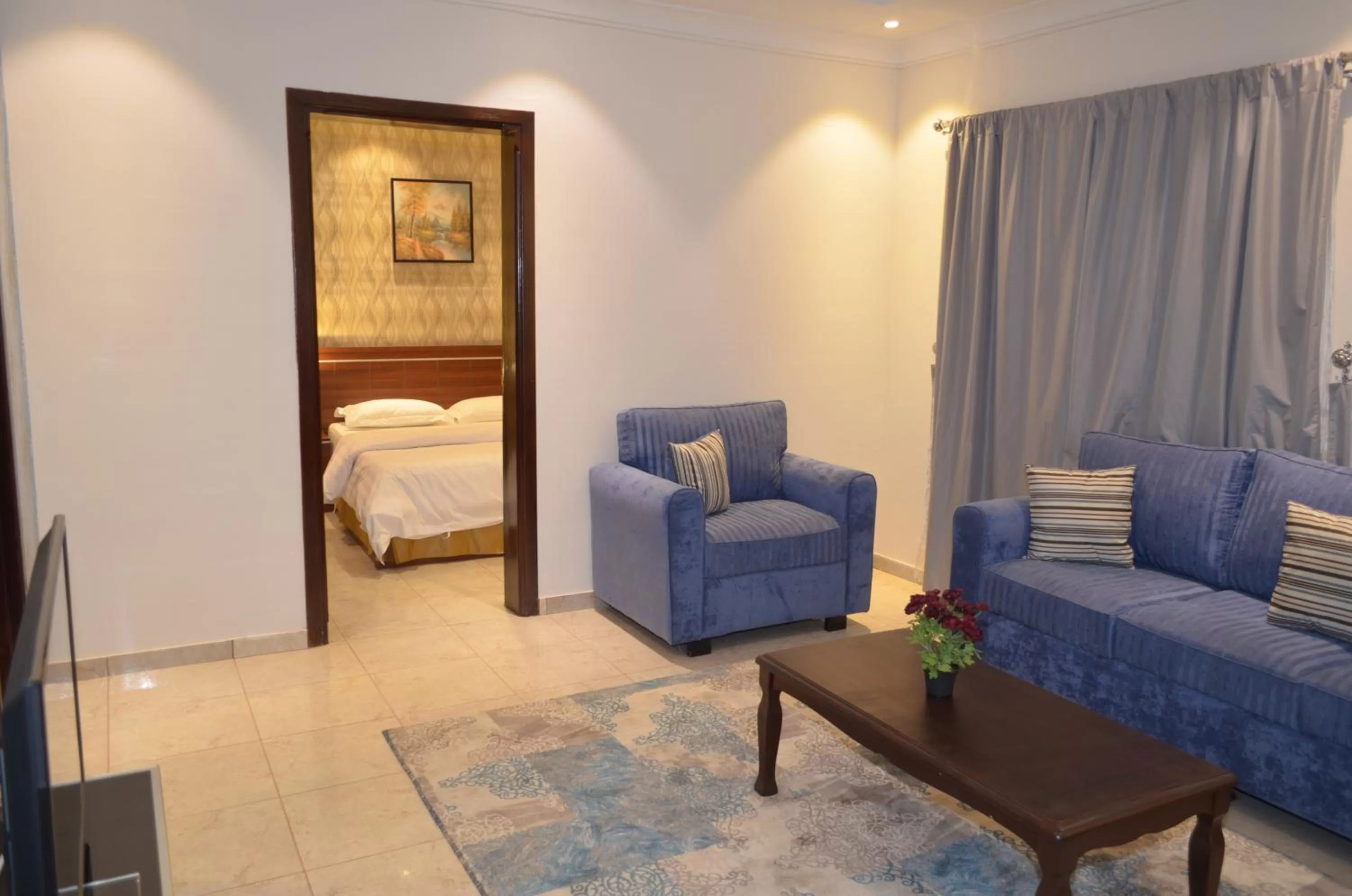 Living room, Seating Area in Holiday Season