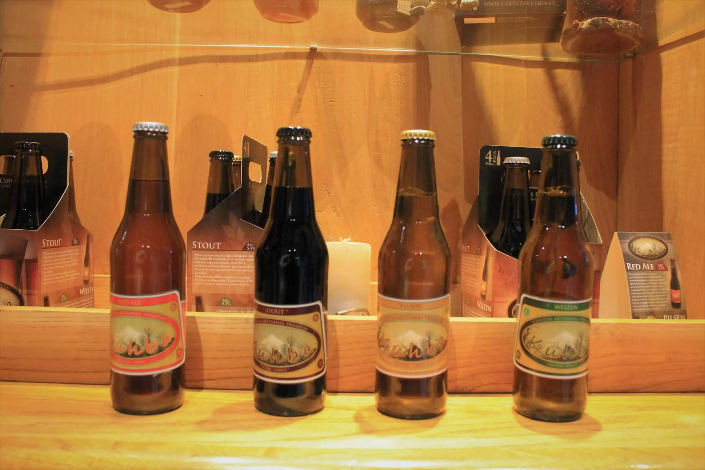 Alcoholic drinks in Hotel Malalhue