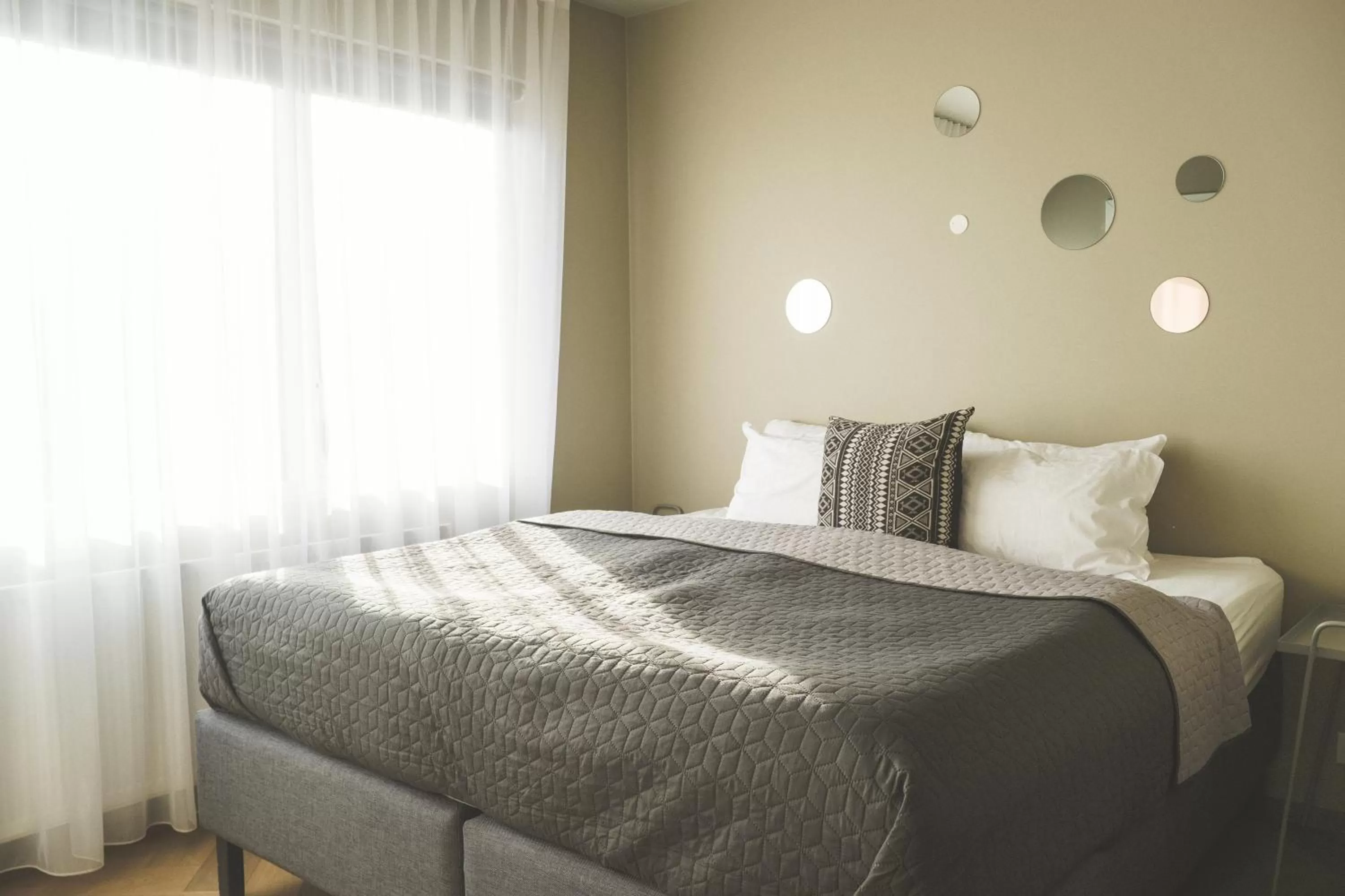 Bed in Saga Studios by Heimaleiga