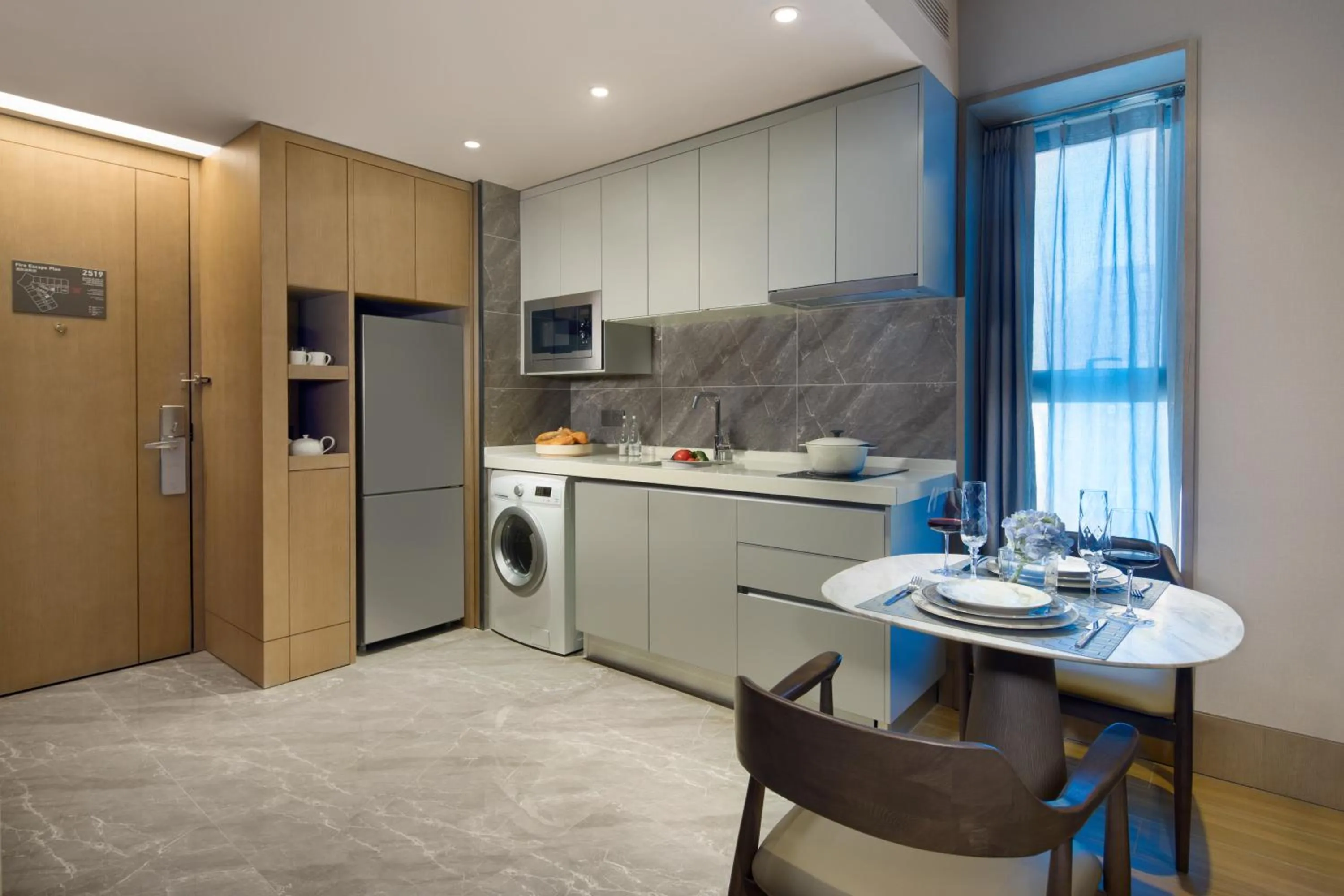 Kitchen or kitchenette in Somerset Zhongmao Changchun