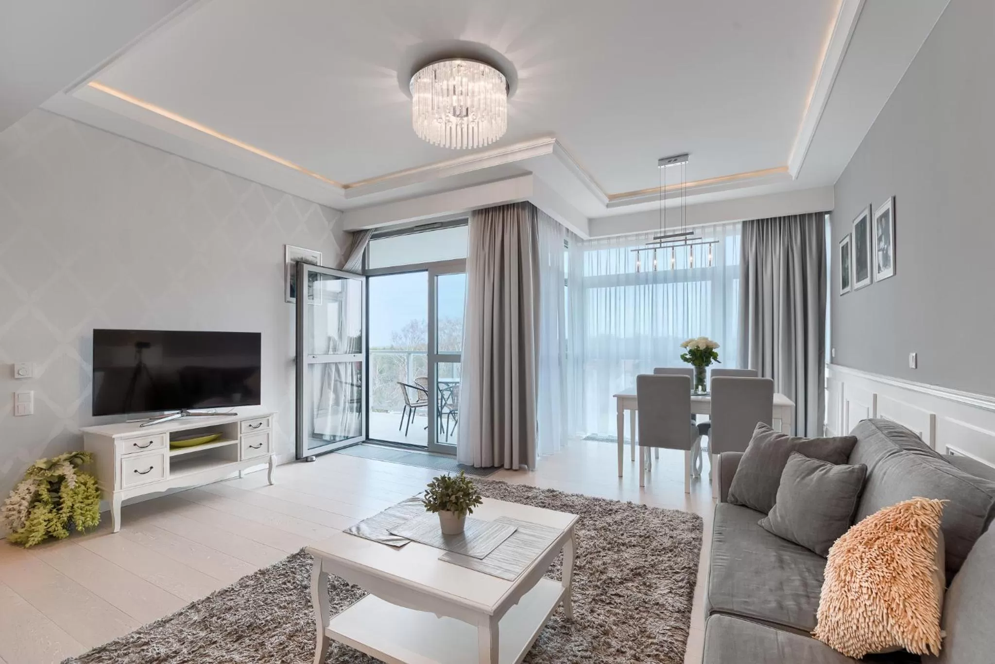 Communal lounge/ TV room, Seating Area in Dune Resort Mielno - A