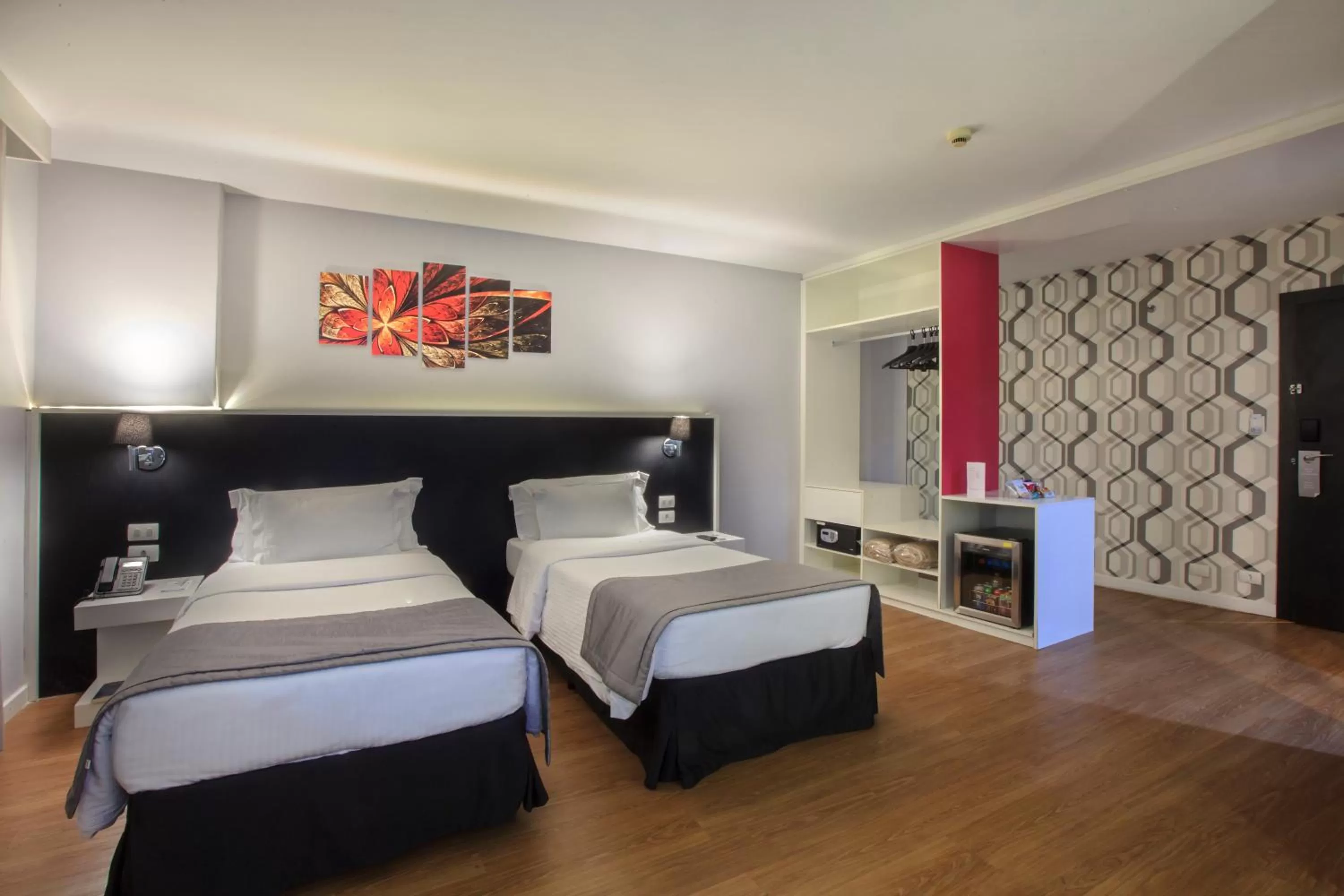 Bed in Hotel WZ Jardins