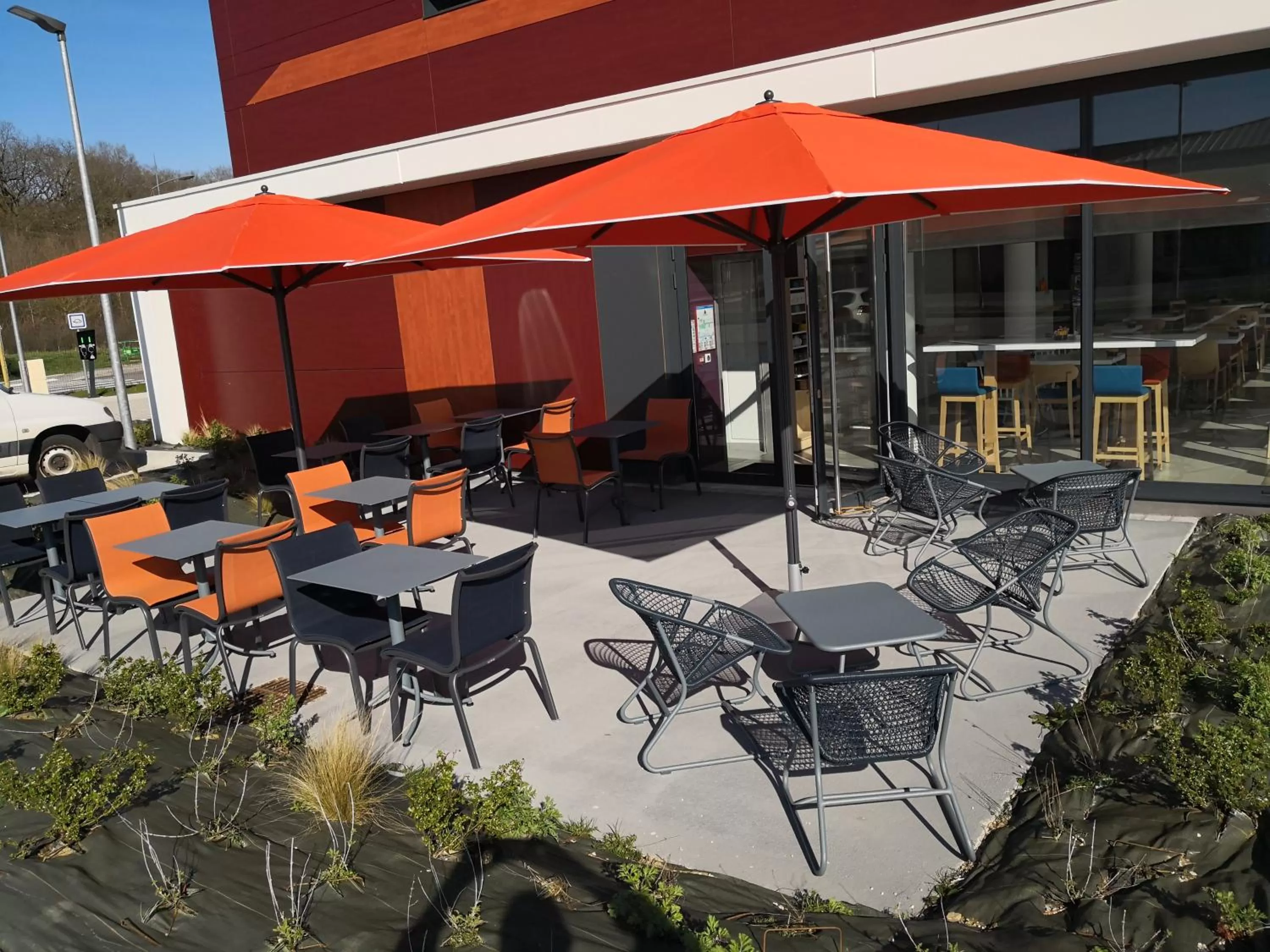 Patio in Hôtel AKENA Besançon