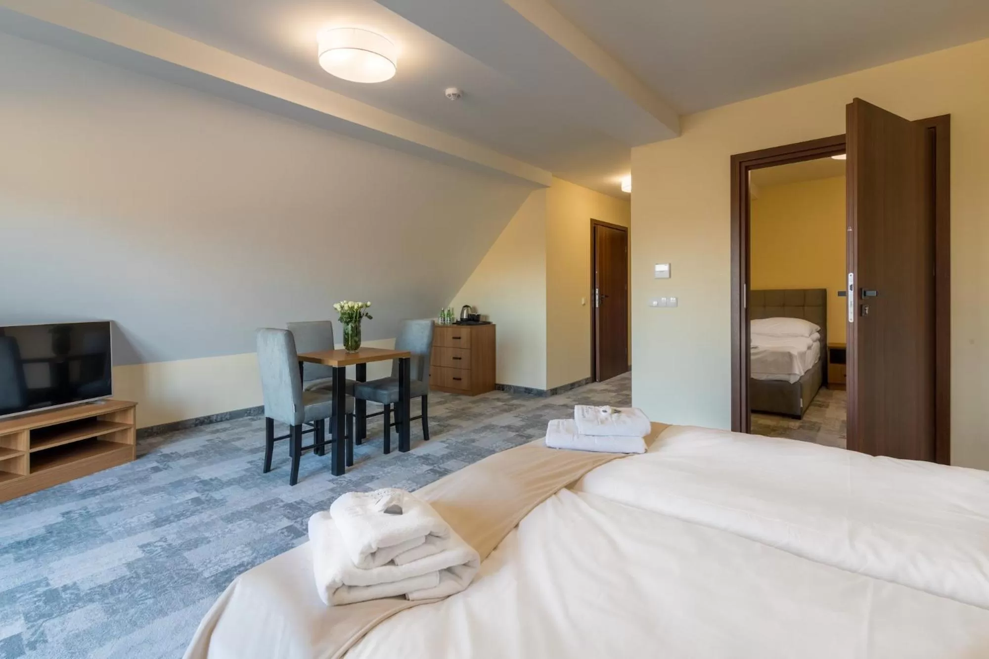 Bed in Hotel Perła Dunajca