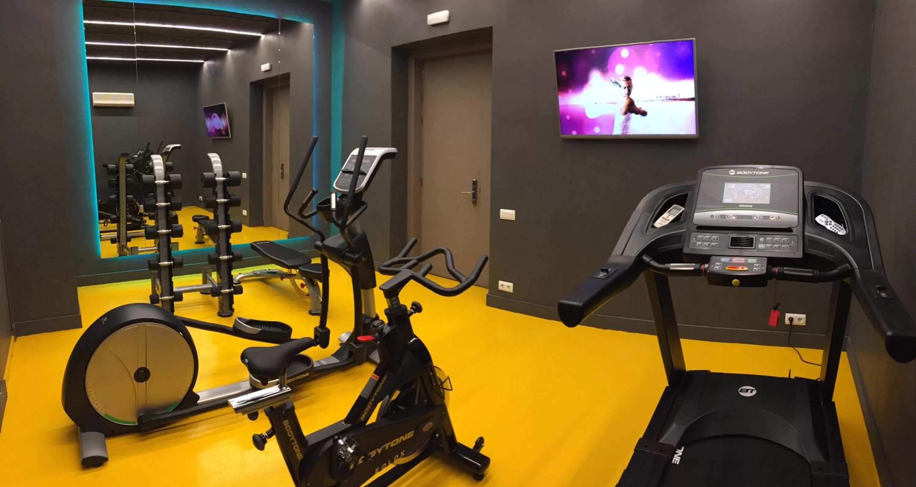 Fitness centre/facilities in Habitus Hotel Leyre