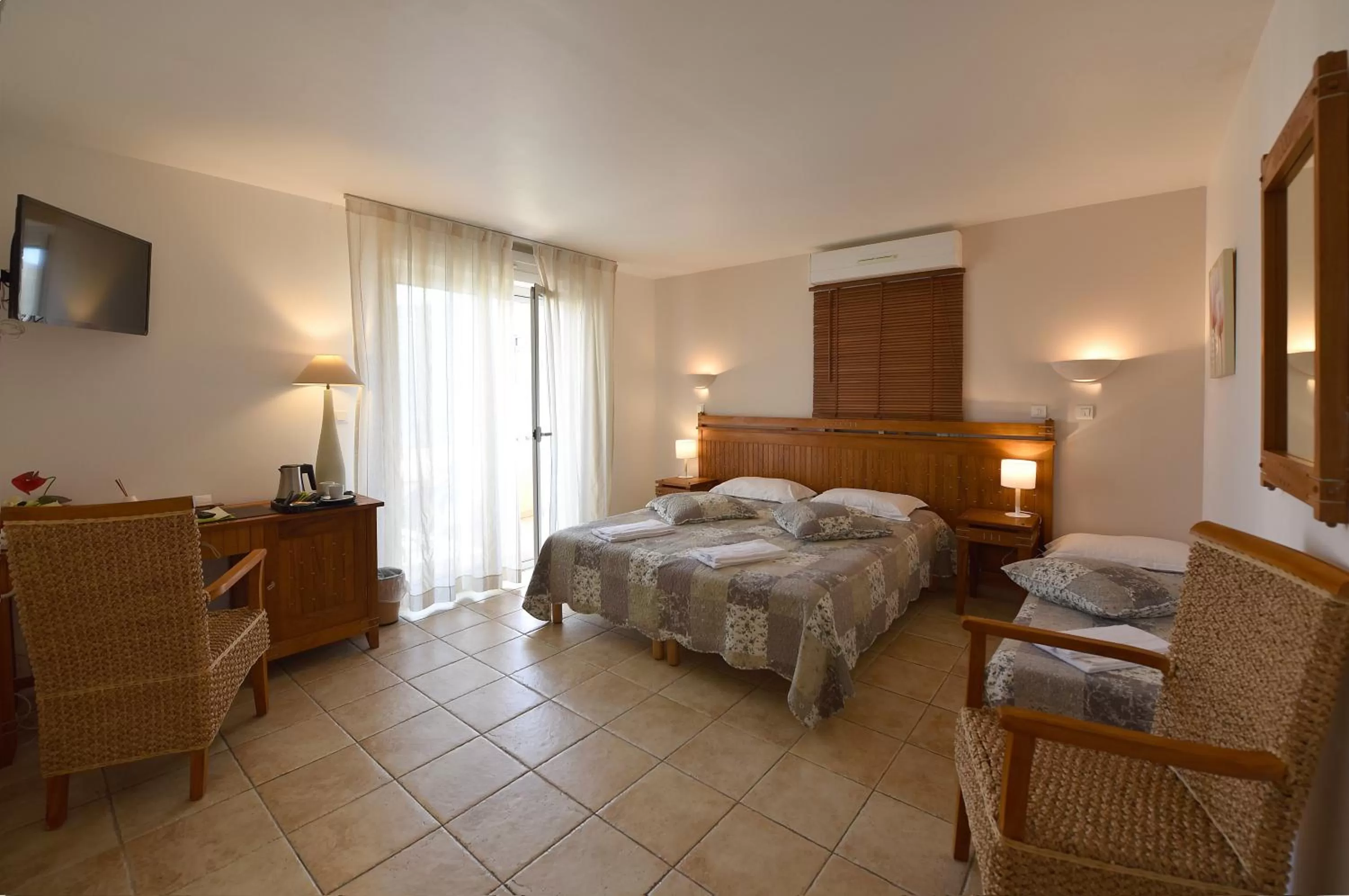 Bed in Hôtel A casa di Maria Cicilia