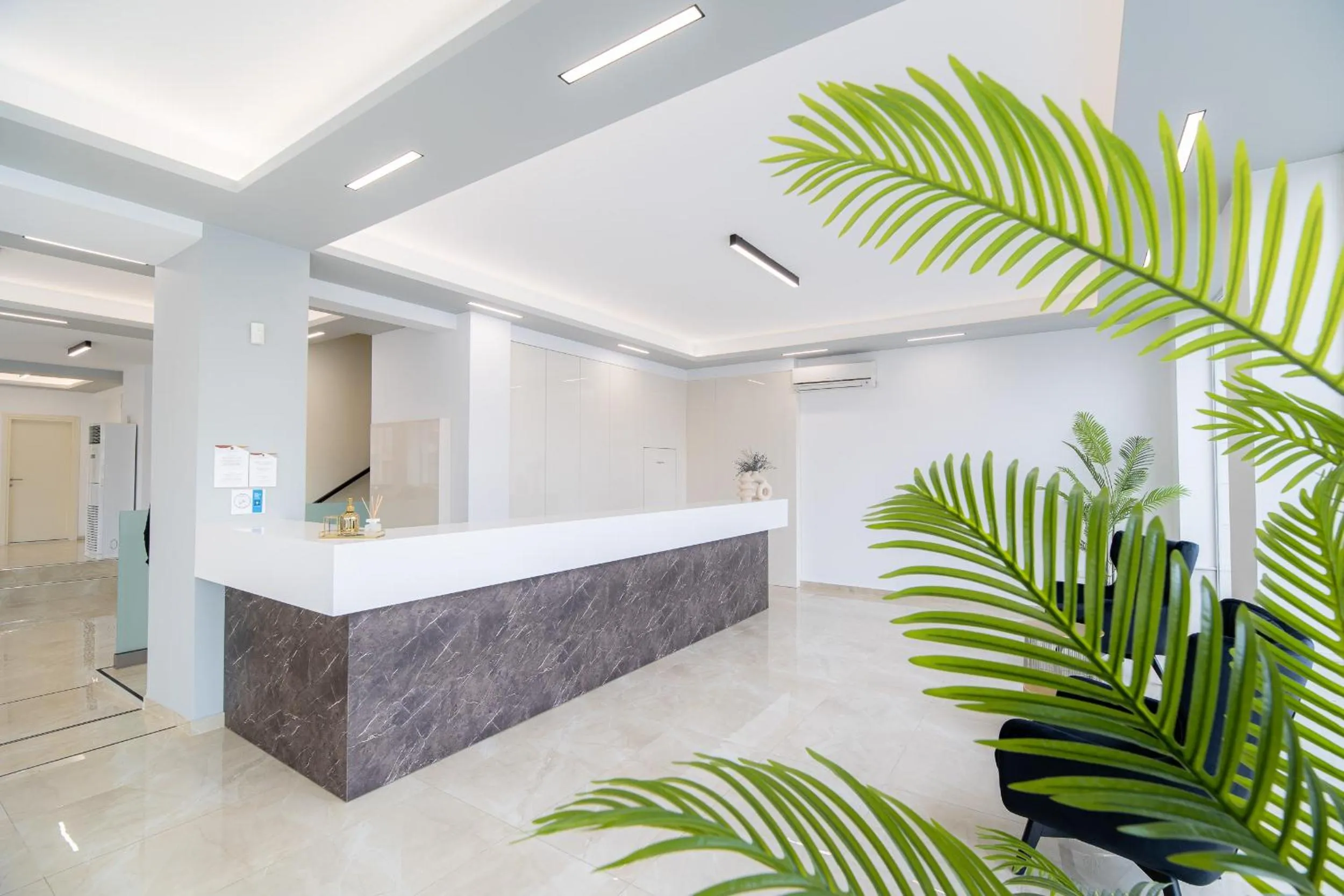 Lobby or reception in Hotel Philippos