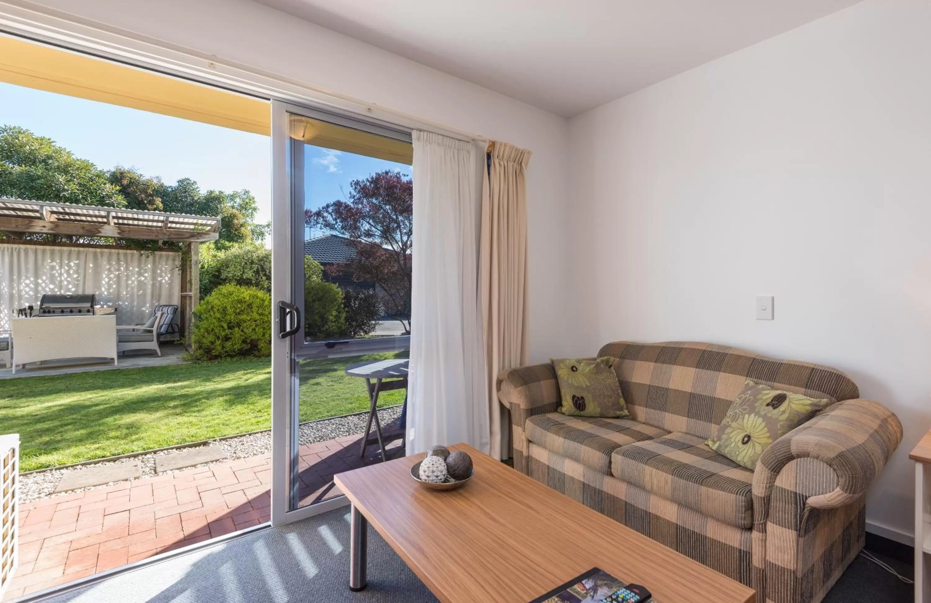 Garden view in Greens Motel