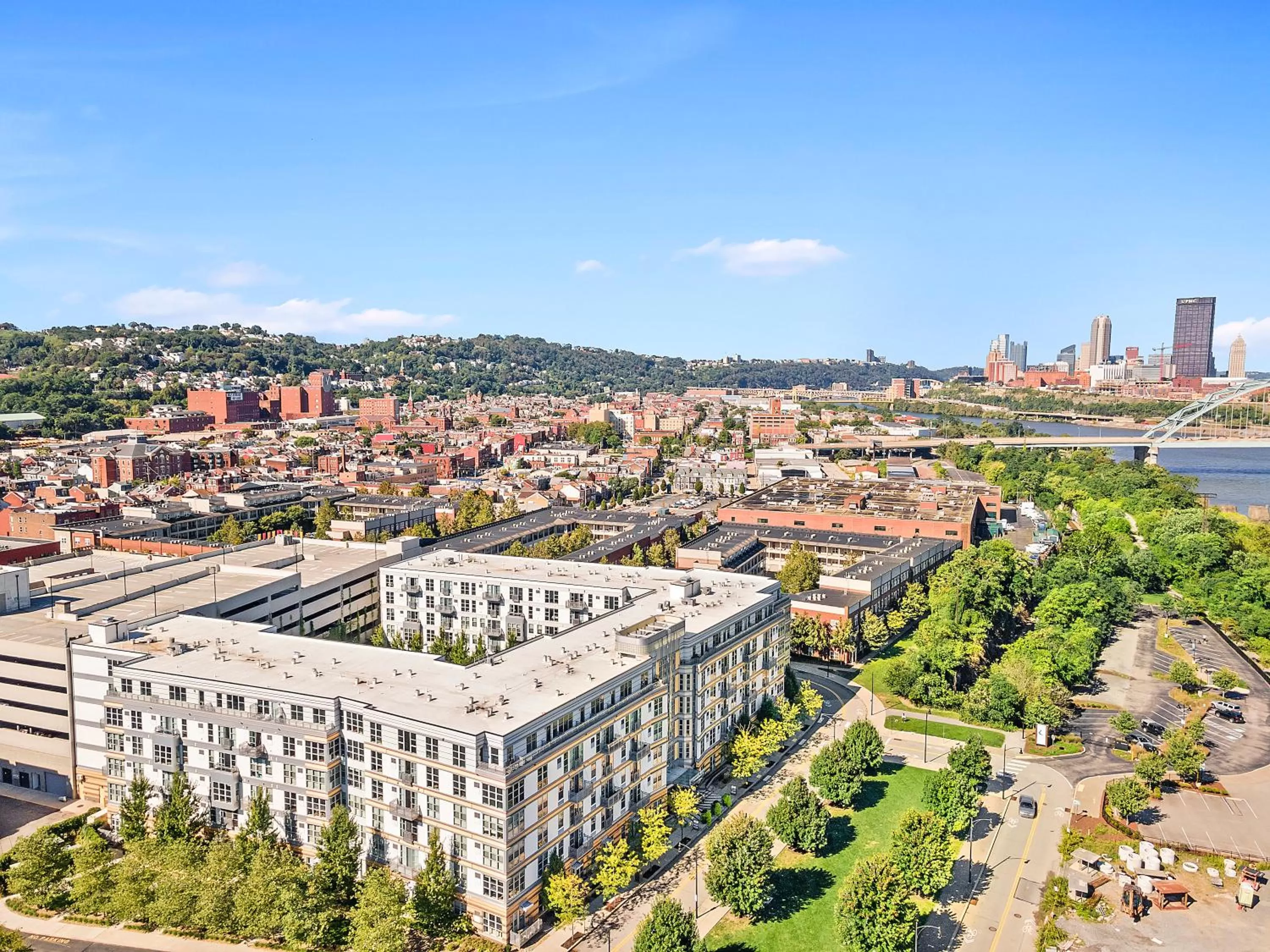 Bird's eye view in Kasa South Side Pittsburgh