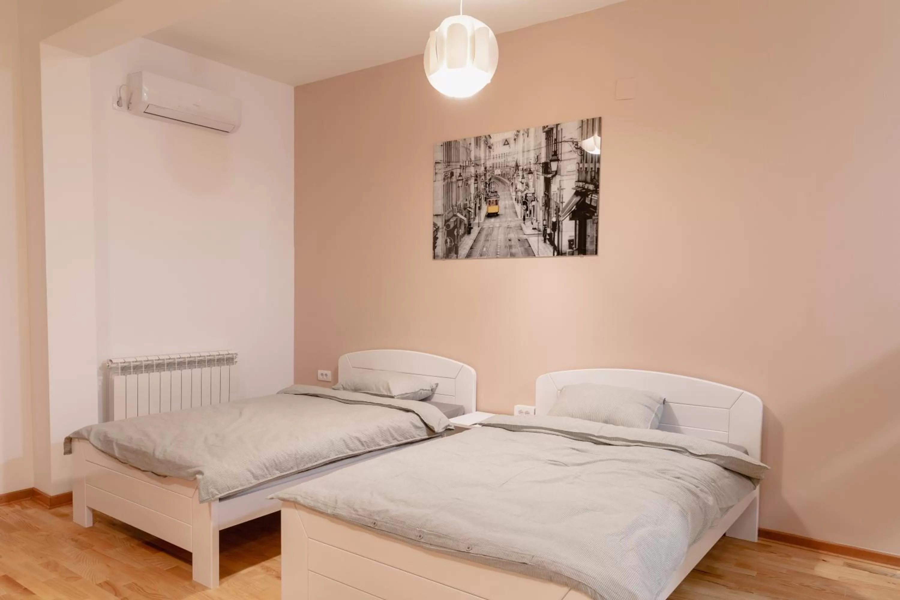 Property building, Bed in AirMi hotel