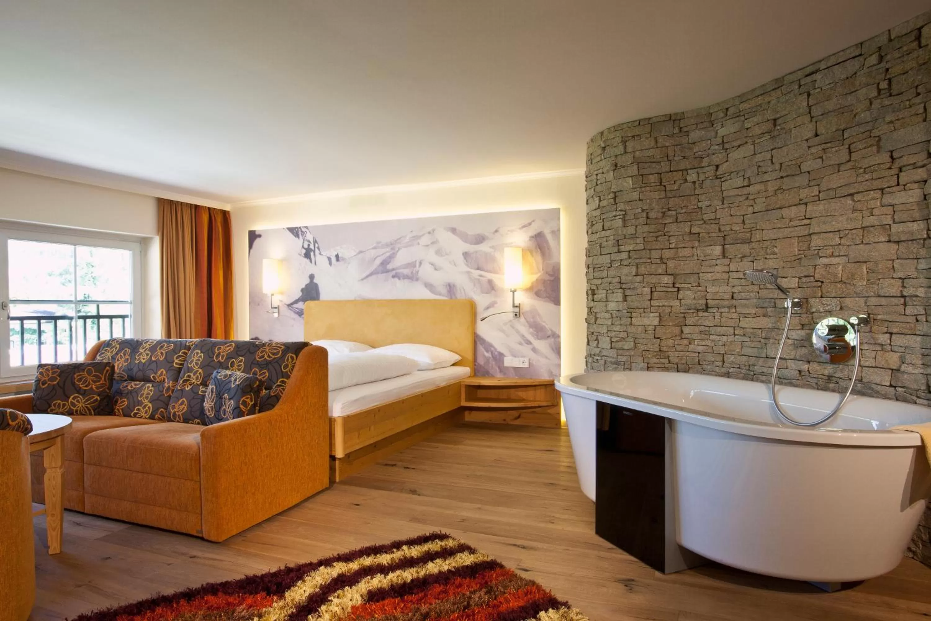 Photo of the whole room, Bed in Hotel Bräurup