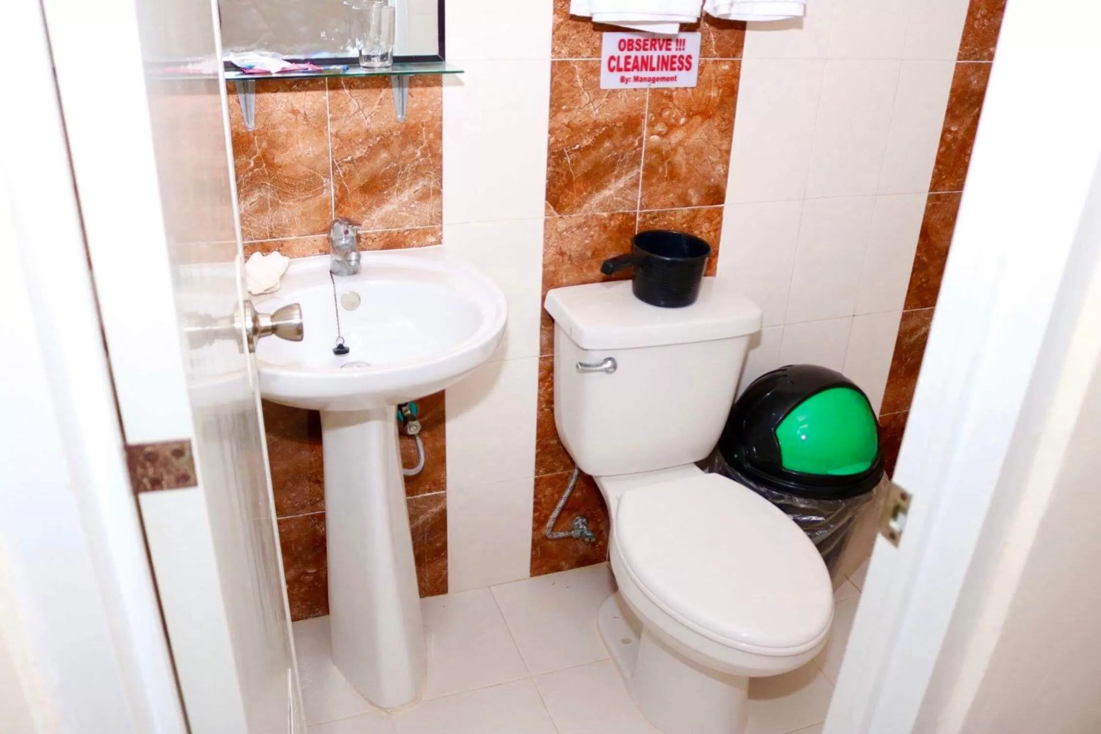 Bathroom in D's Oceanview Beach Resort