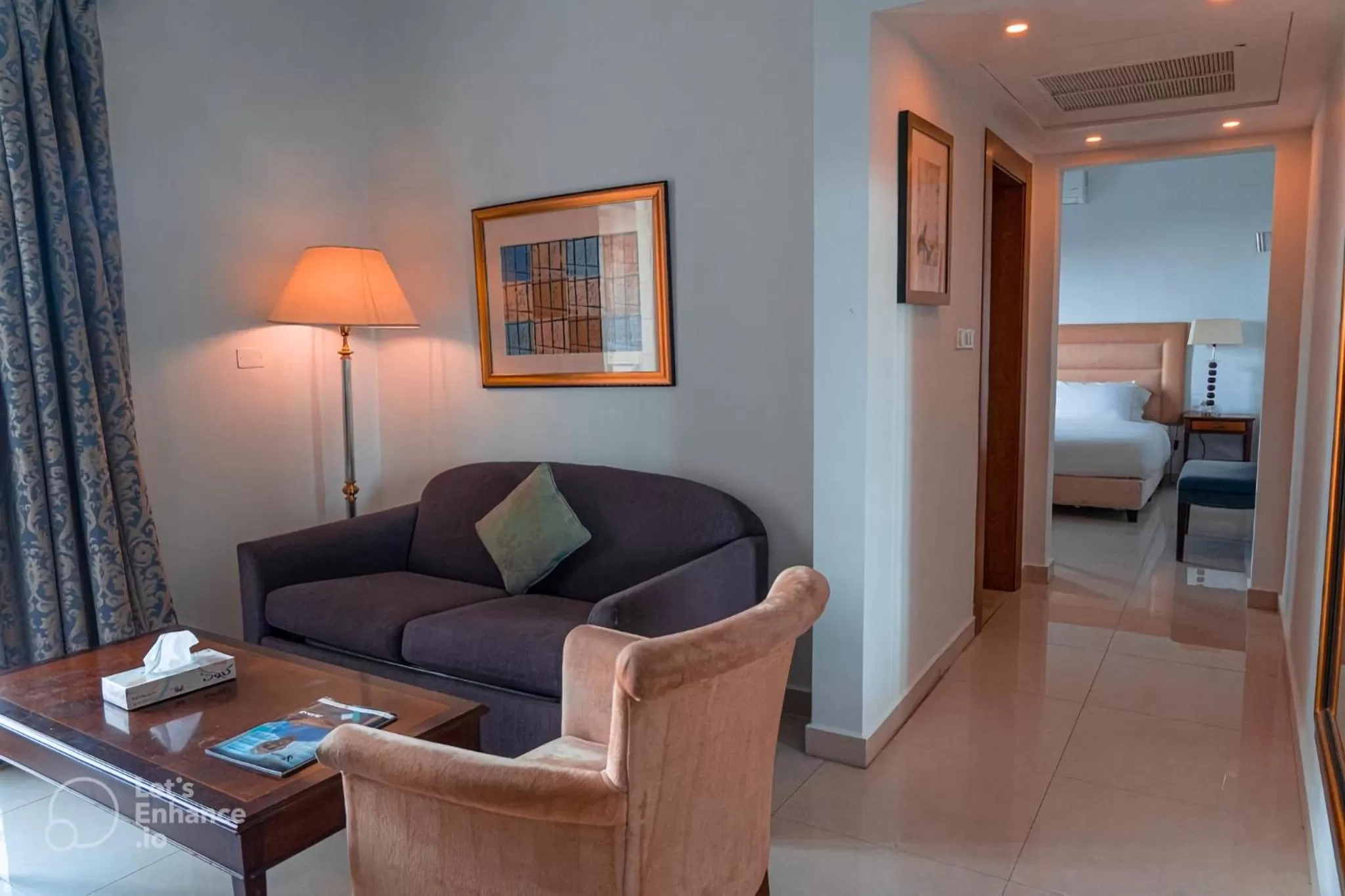 Living room, Bed in Guest House Hotel Amman by FHM