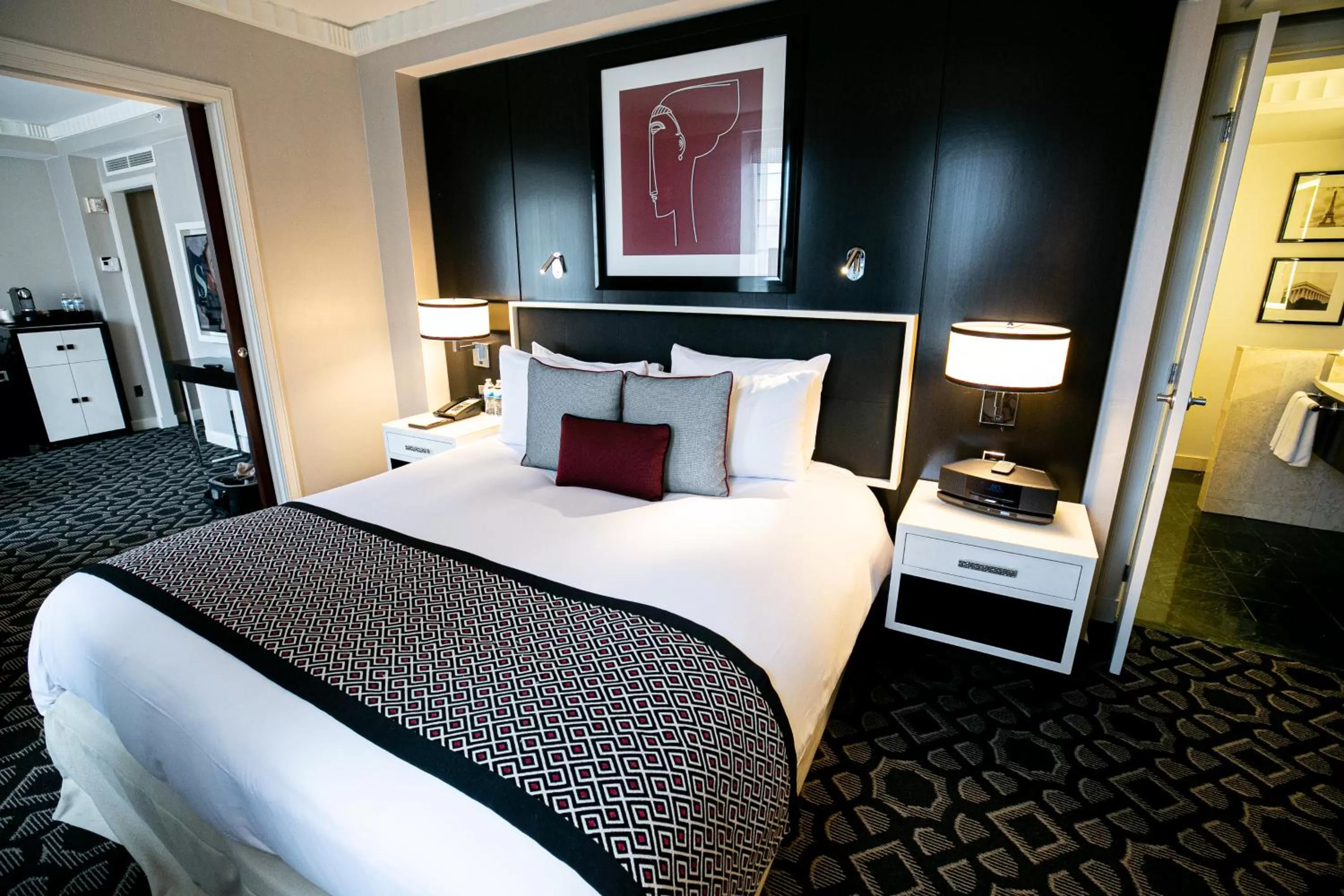 Bed in Sofitel Lafayette Square Washington DC