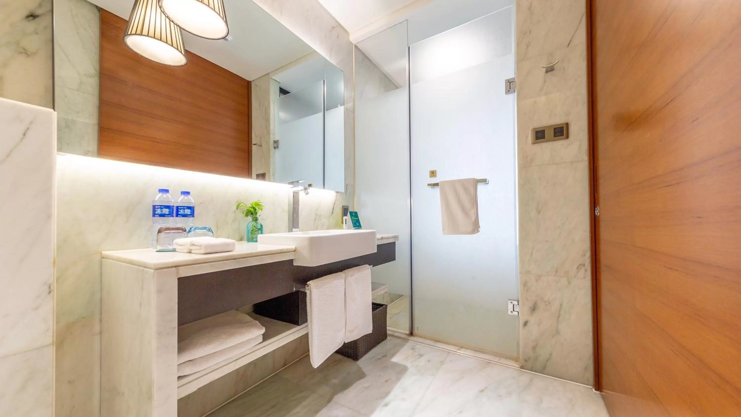 Bathroom in Holiday Inn Nanjing Xuanwu Lake by IHG