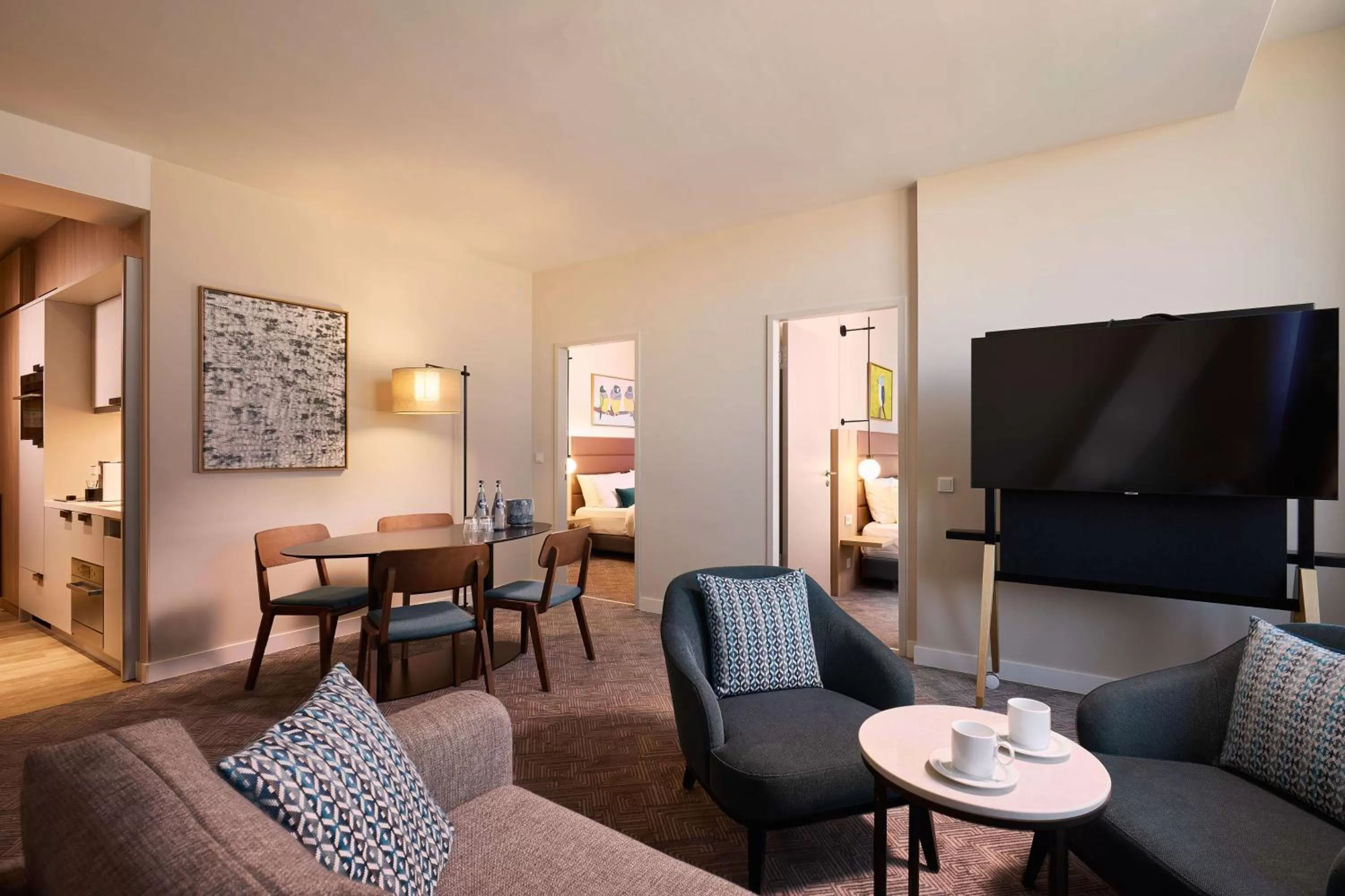 Bedroom in Adina Apartment Hotel Munich