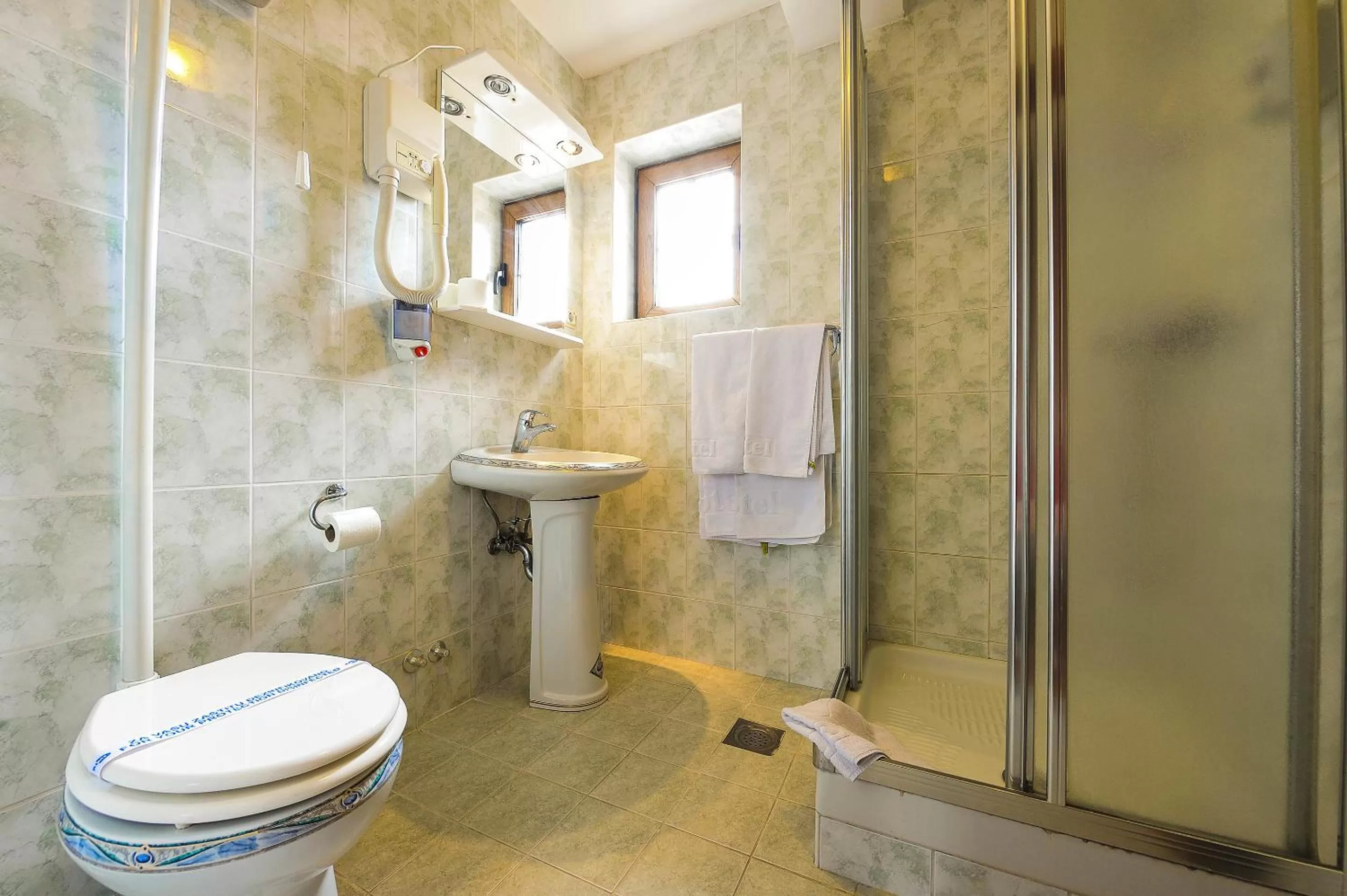 Shower, Bathroom in Hotel Sucevic Garni