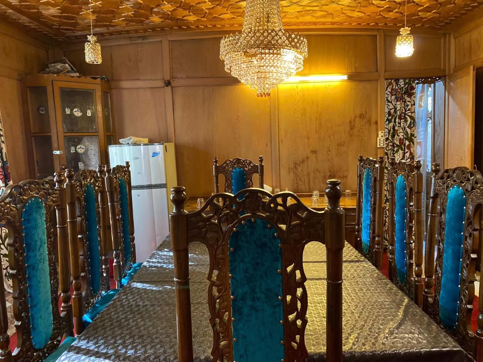 Living room in Nazneen Group Of Houseboats