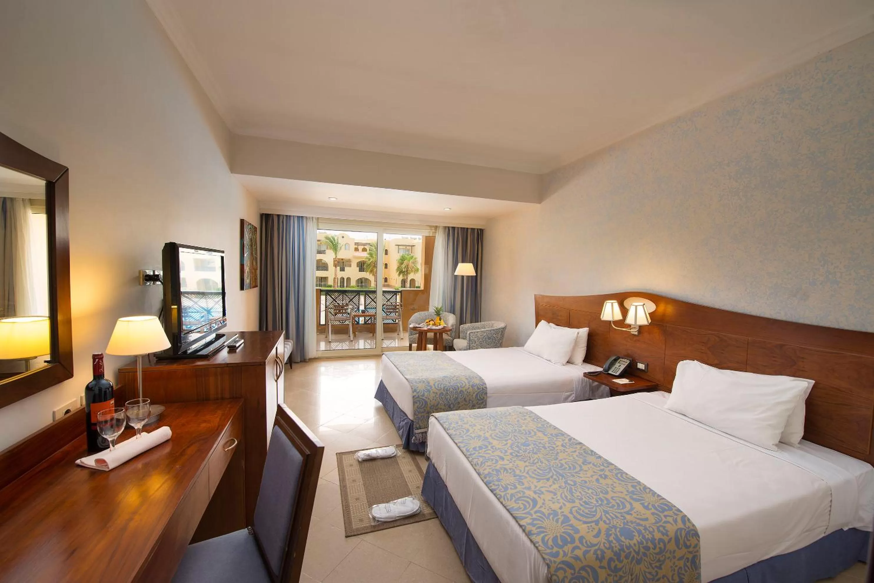 Triple Room Garden View in Stella Gardens Resort & Spa, Makadi Bay