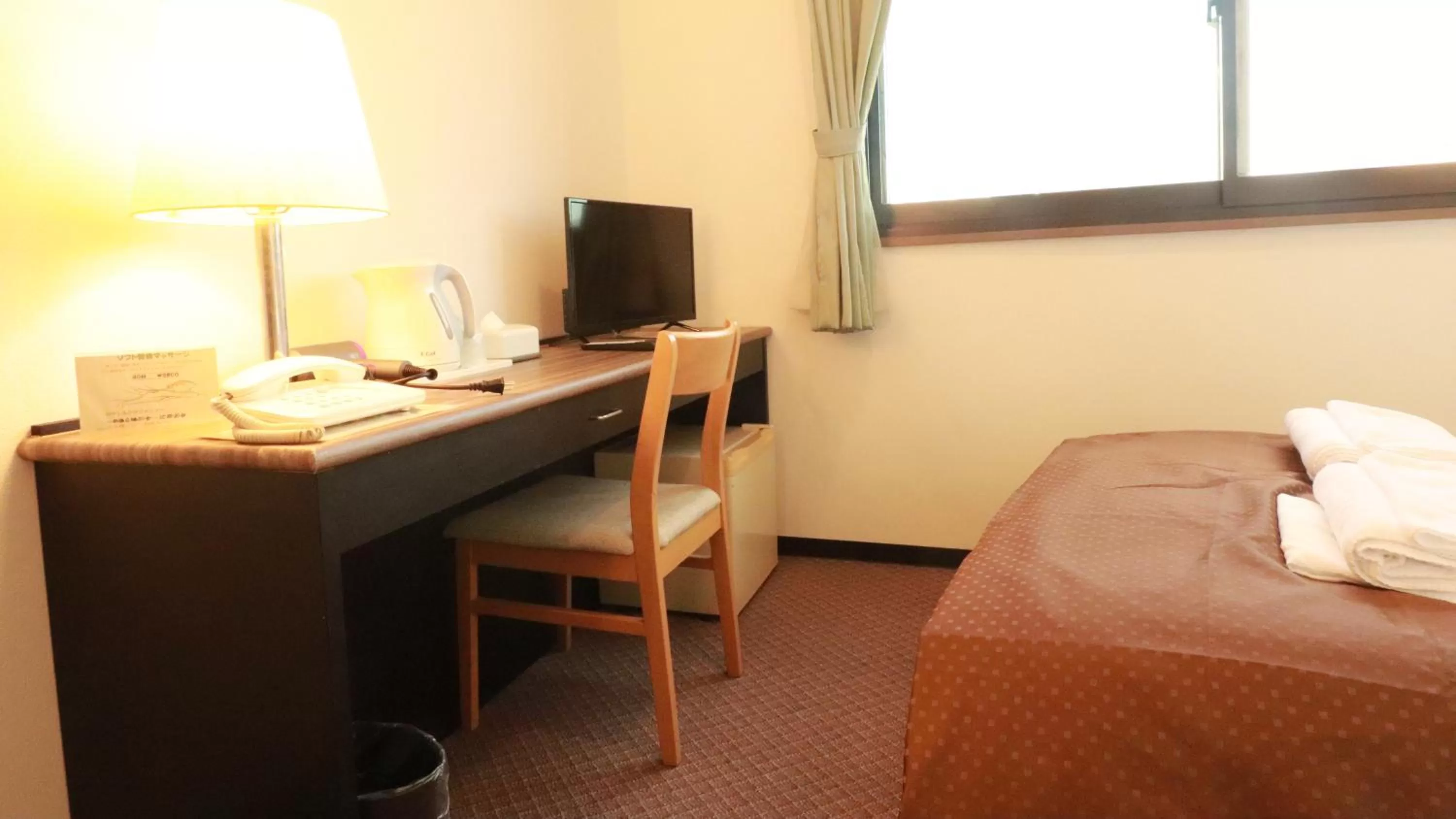 Photo of the whole room, Bed in Business Hotel Kudamatsu