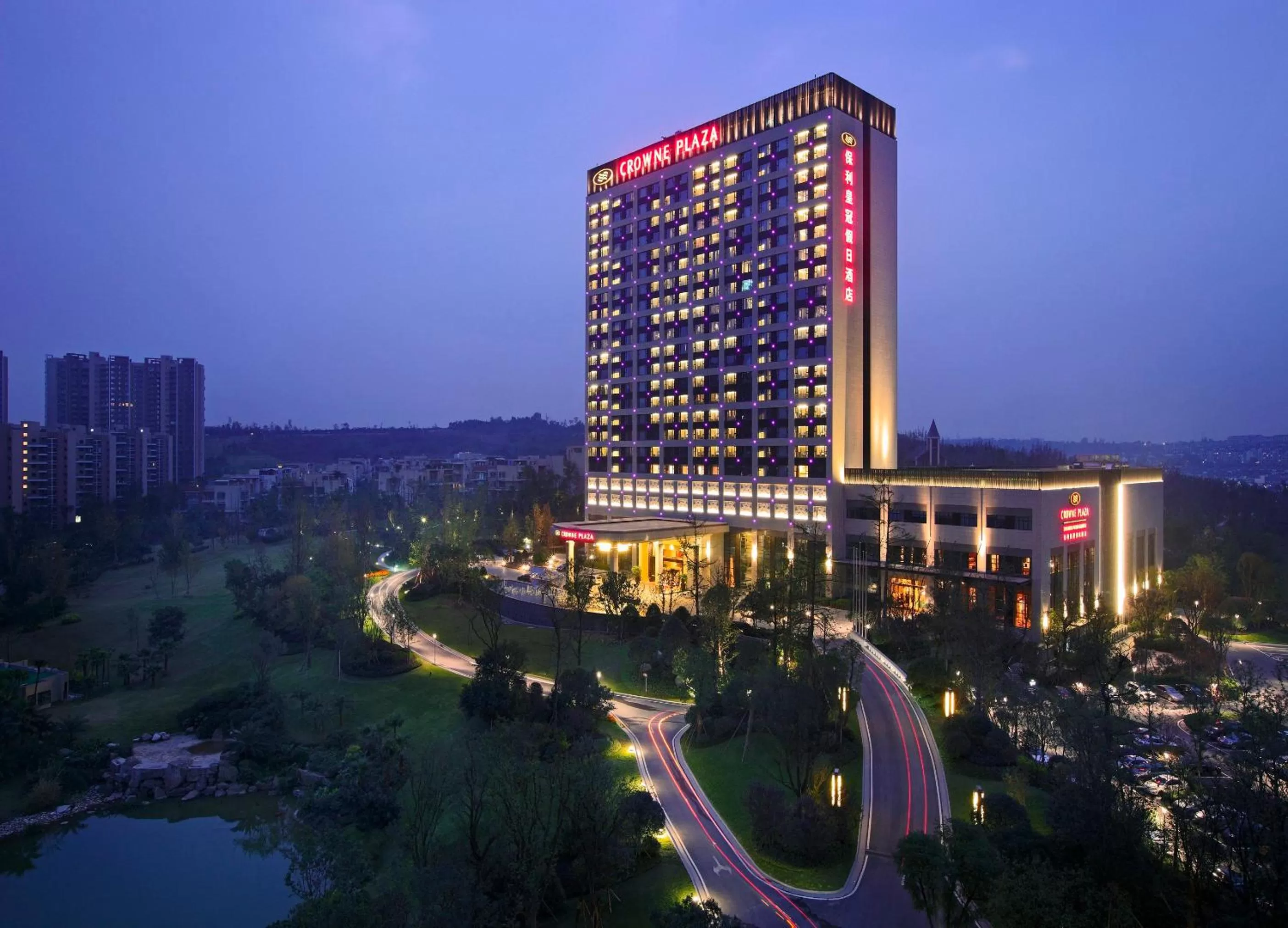Property building in Crowne Plaza Chengdu Panda Garden by IHG